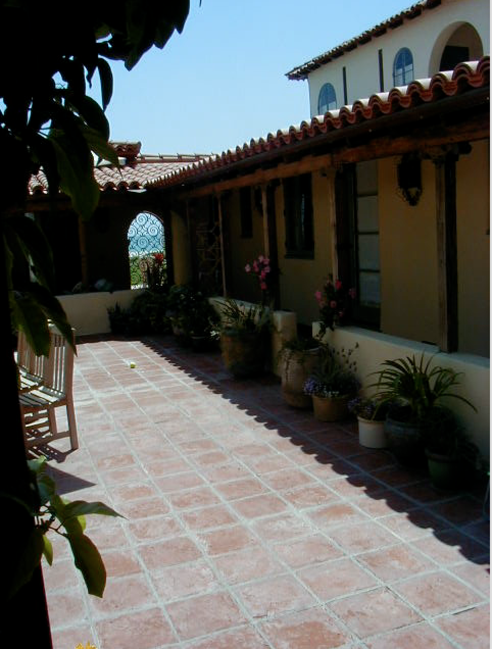 center courtyard