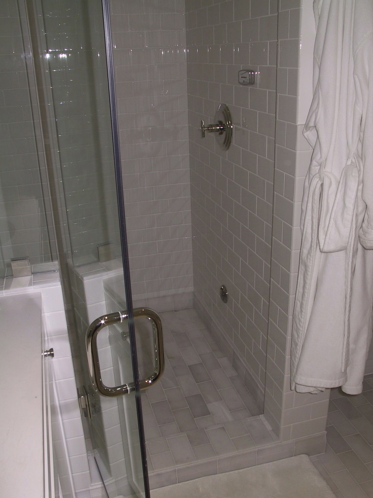 master bath shower floor detail
