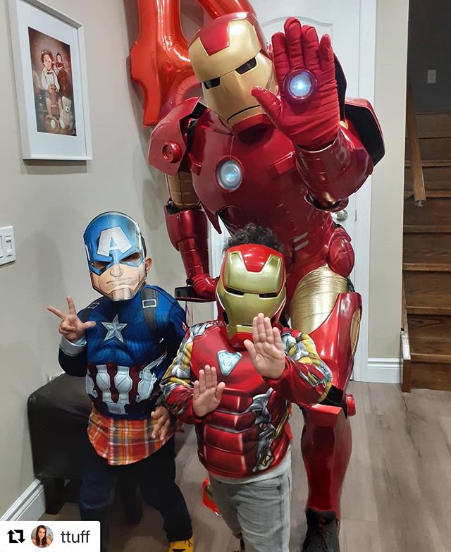 We love it when families share pictures from their parties with us! So cute! Hope everyone had a blast💥💪! #Repost @ttuff with @get_repost
・・・
#4thbirthdayparty #tiano #ironman #avengers #captainamerica @blazingswatt @inspiringimaginationsgta