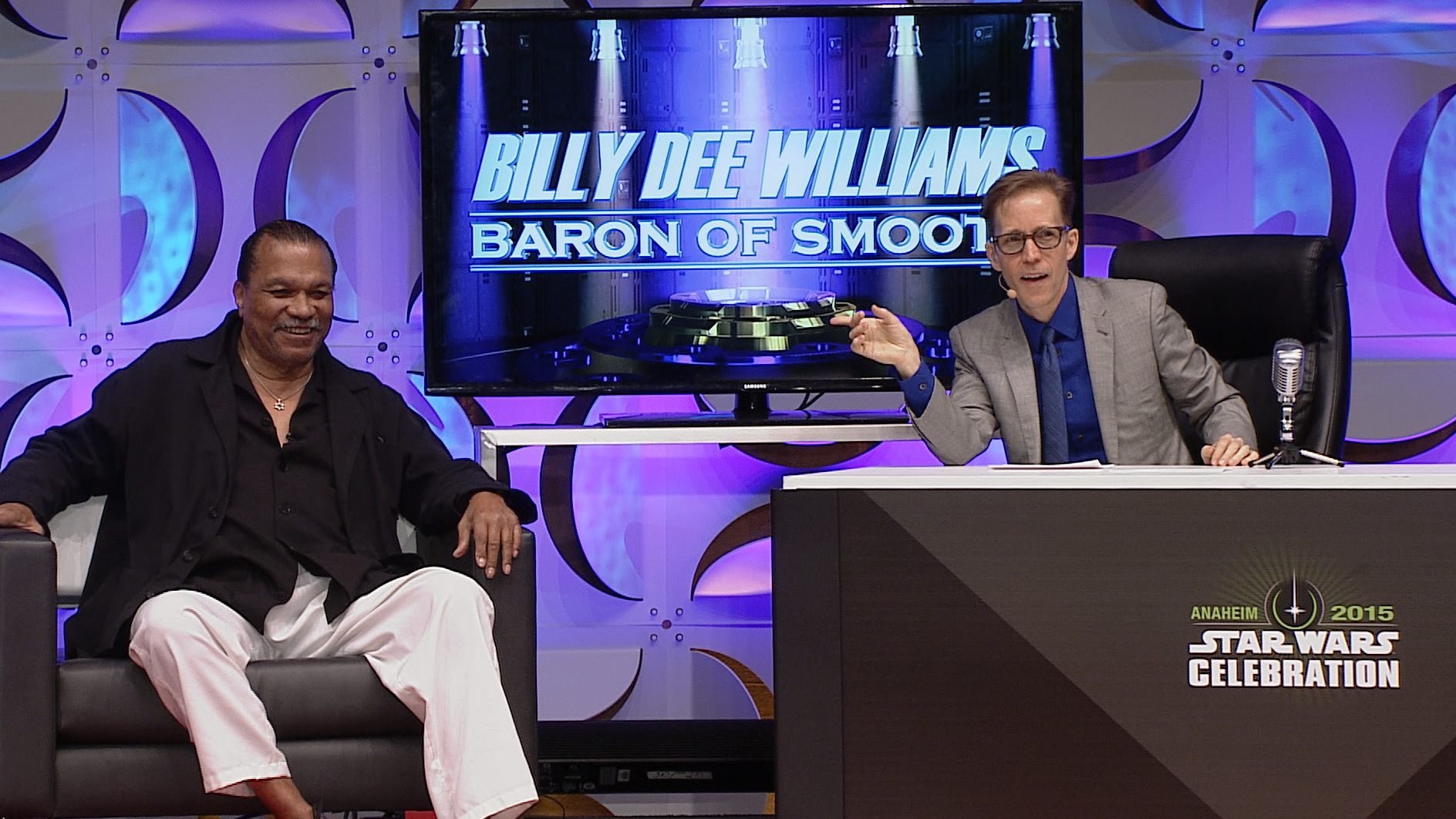 JAT and Billy Dee Williams Star Wars Celebration Anaheim 2015