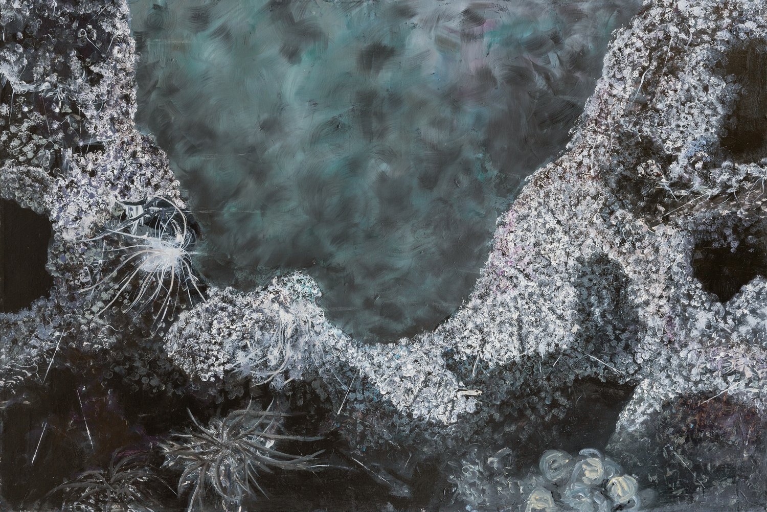  Great Barrier Reef, Oil on canvas, 100 x 150 cm 