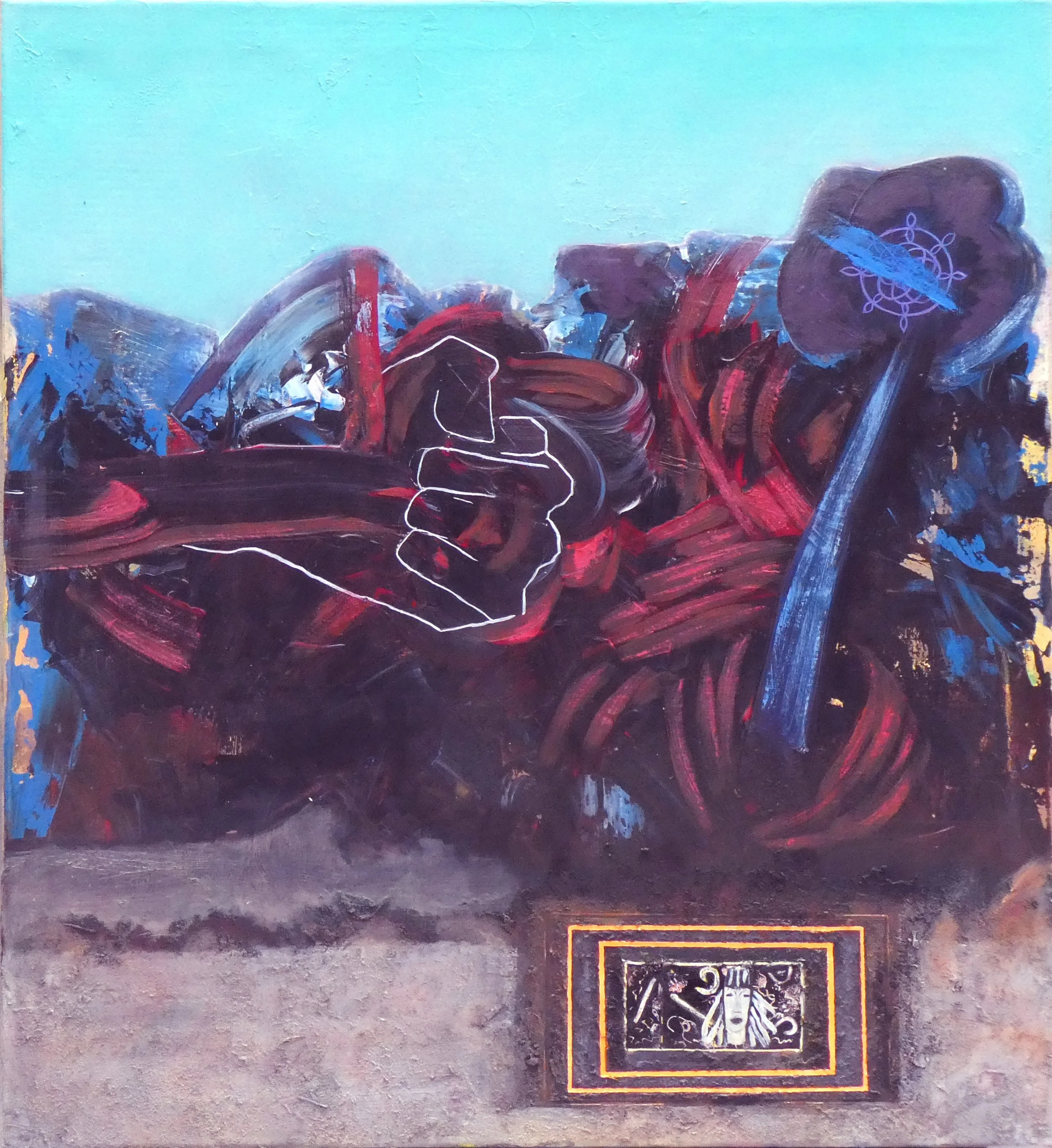 Eirene, oil on canvas, 95 x 85 cm