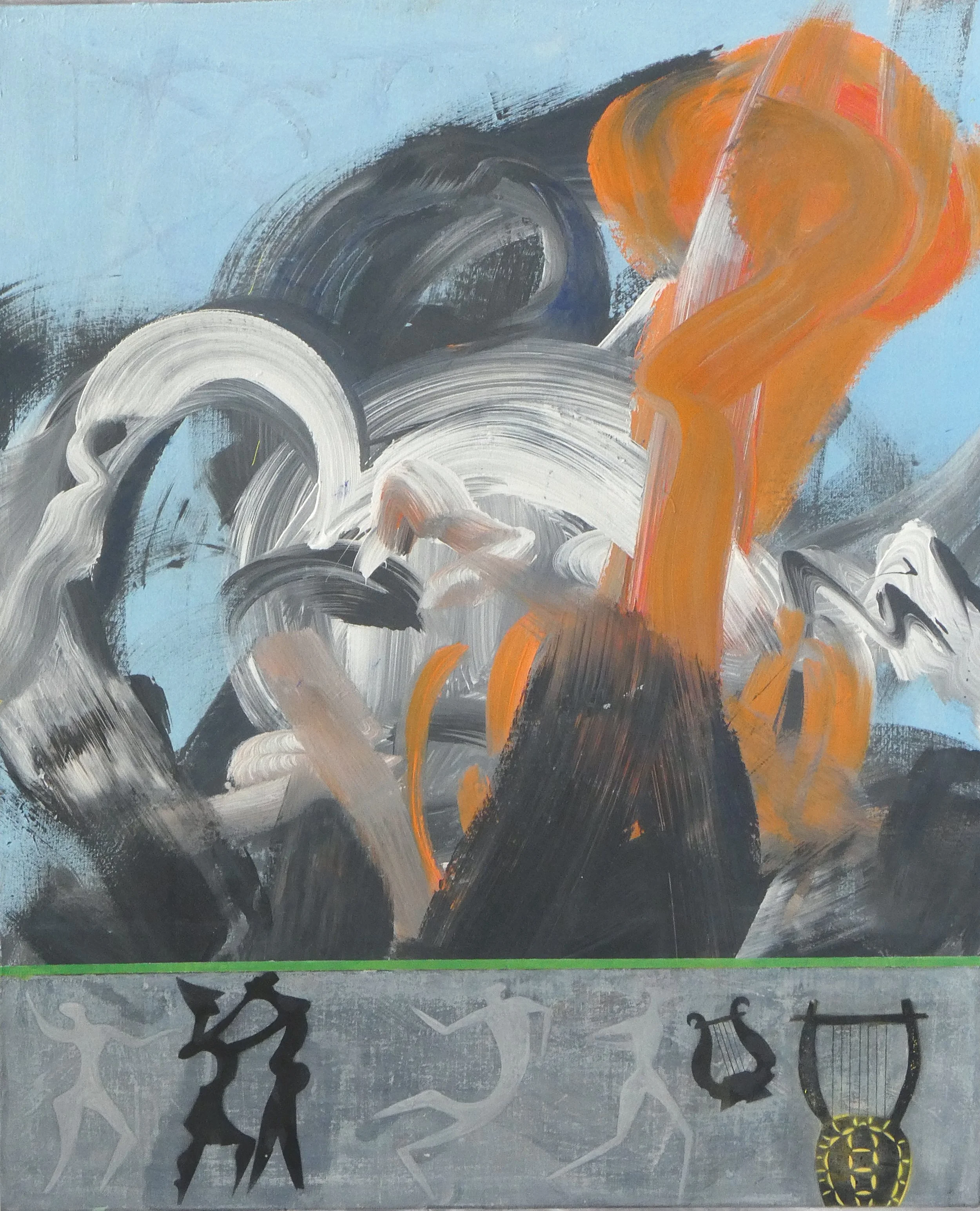 Hathor,  Acryl  auf  Leinwand, ​​ 100 x 80 cm