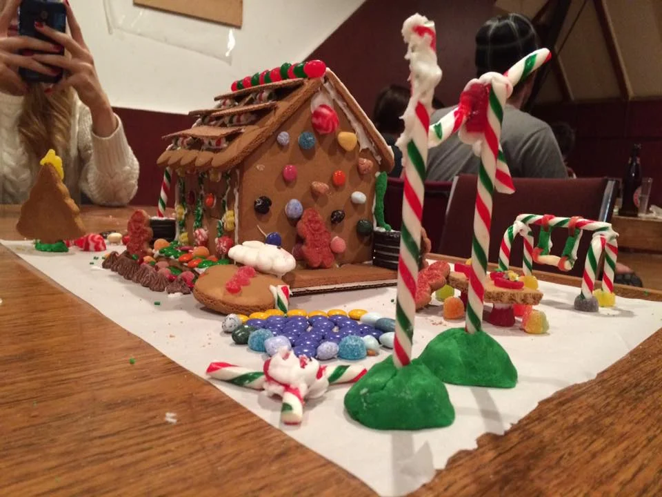 The winning gingerbread co-op, created by the 2/3 OPIRG team.
