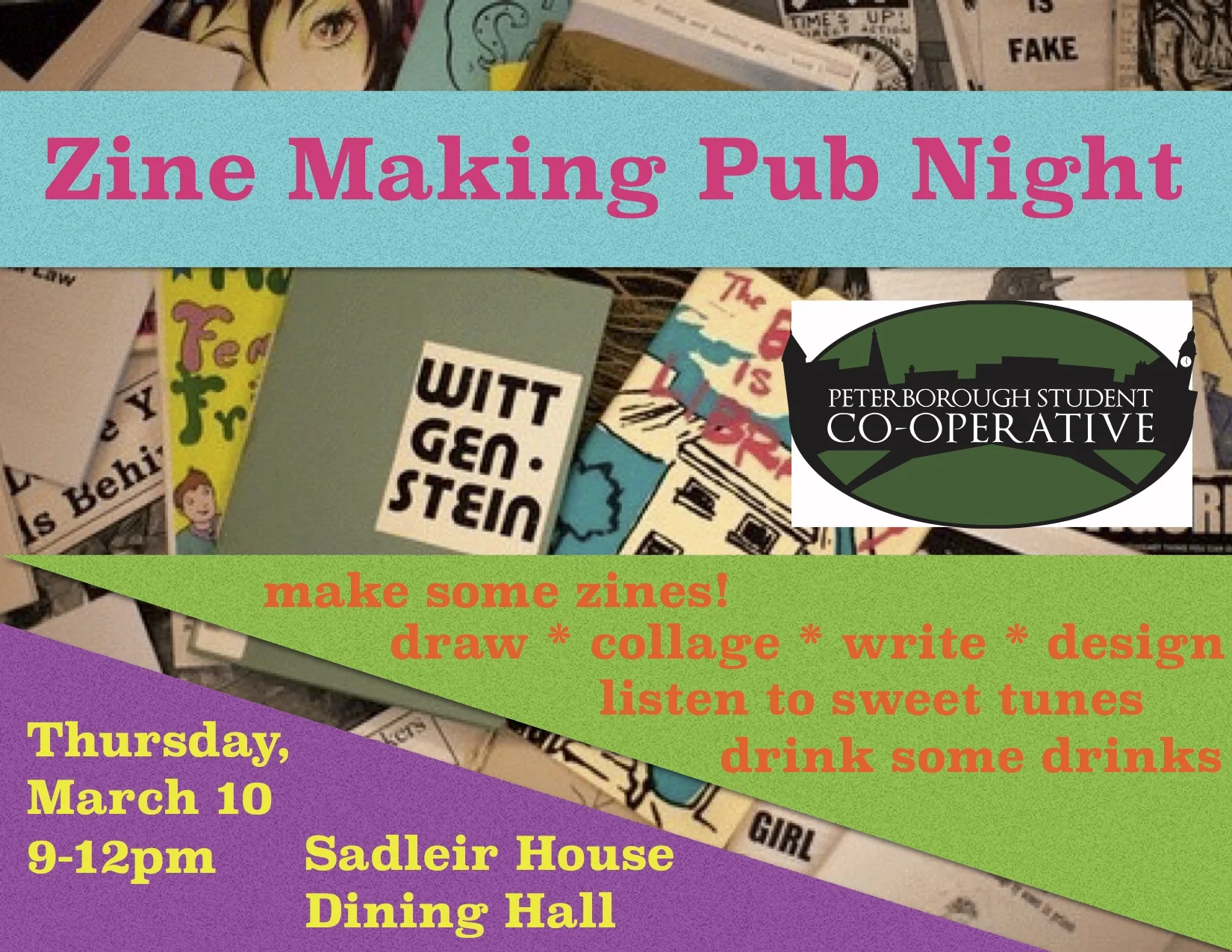 Zine Making Pub Night