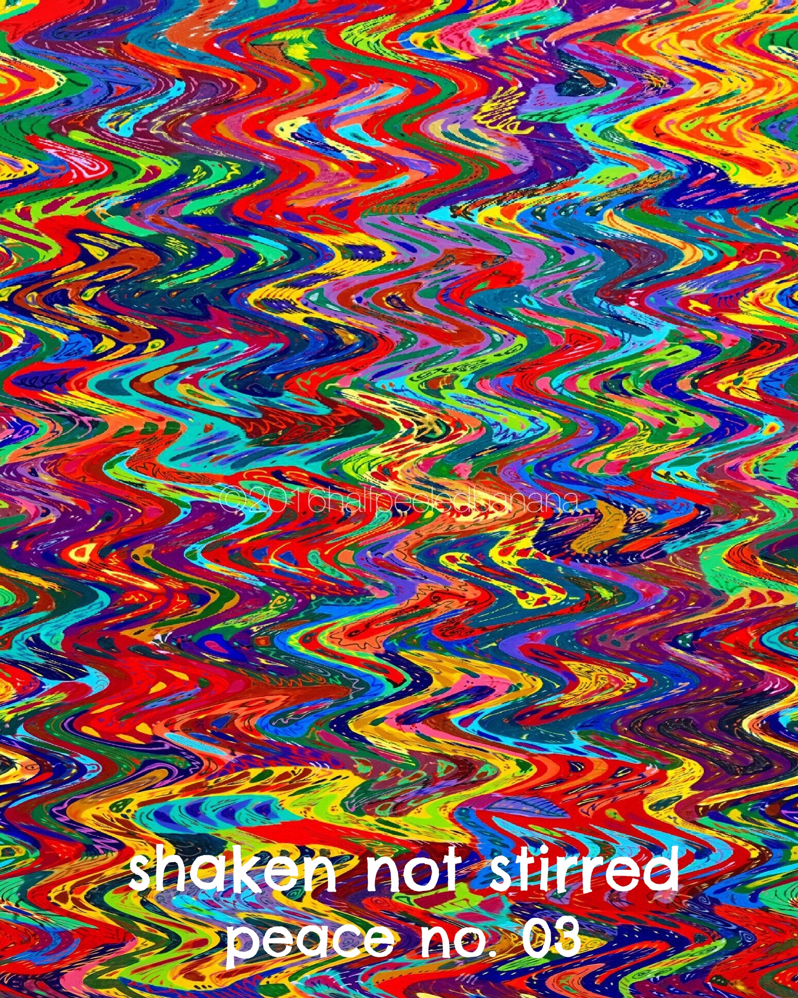 shaken not stirred - peace print no. 03