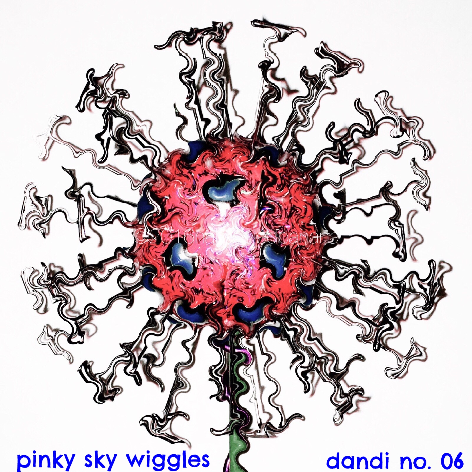 pinky sky wiggles print