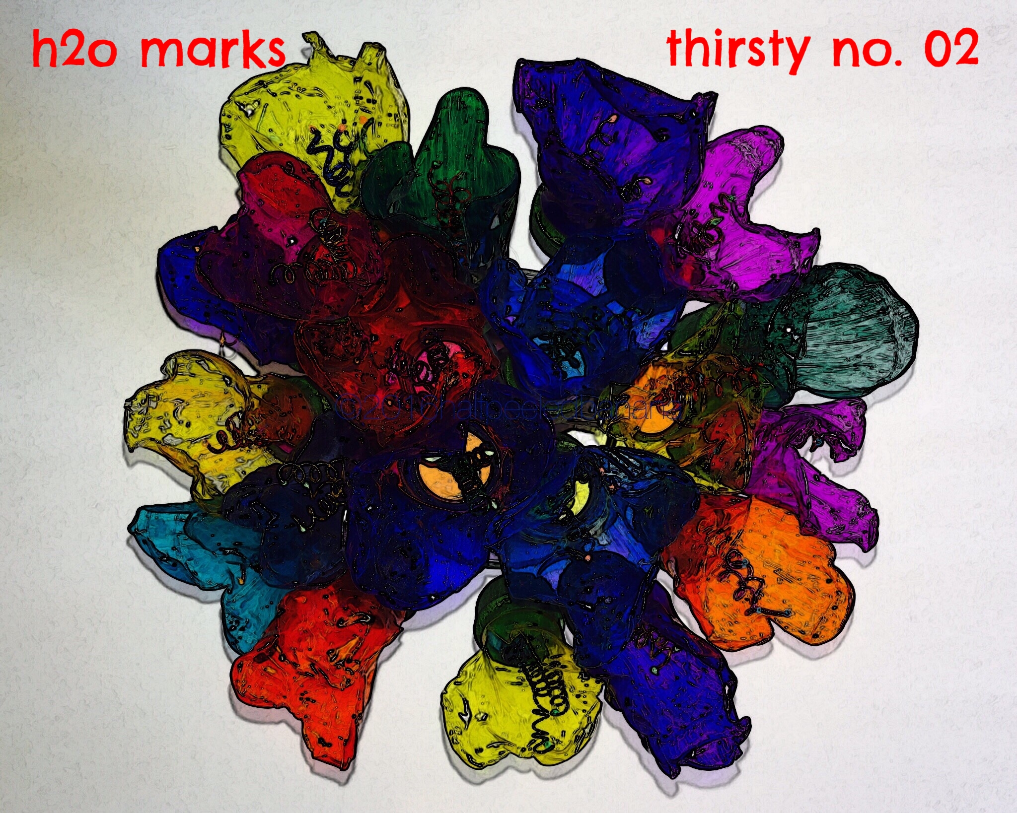h2o marks - thirsty print no. 02