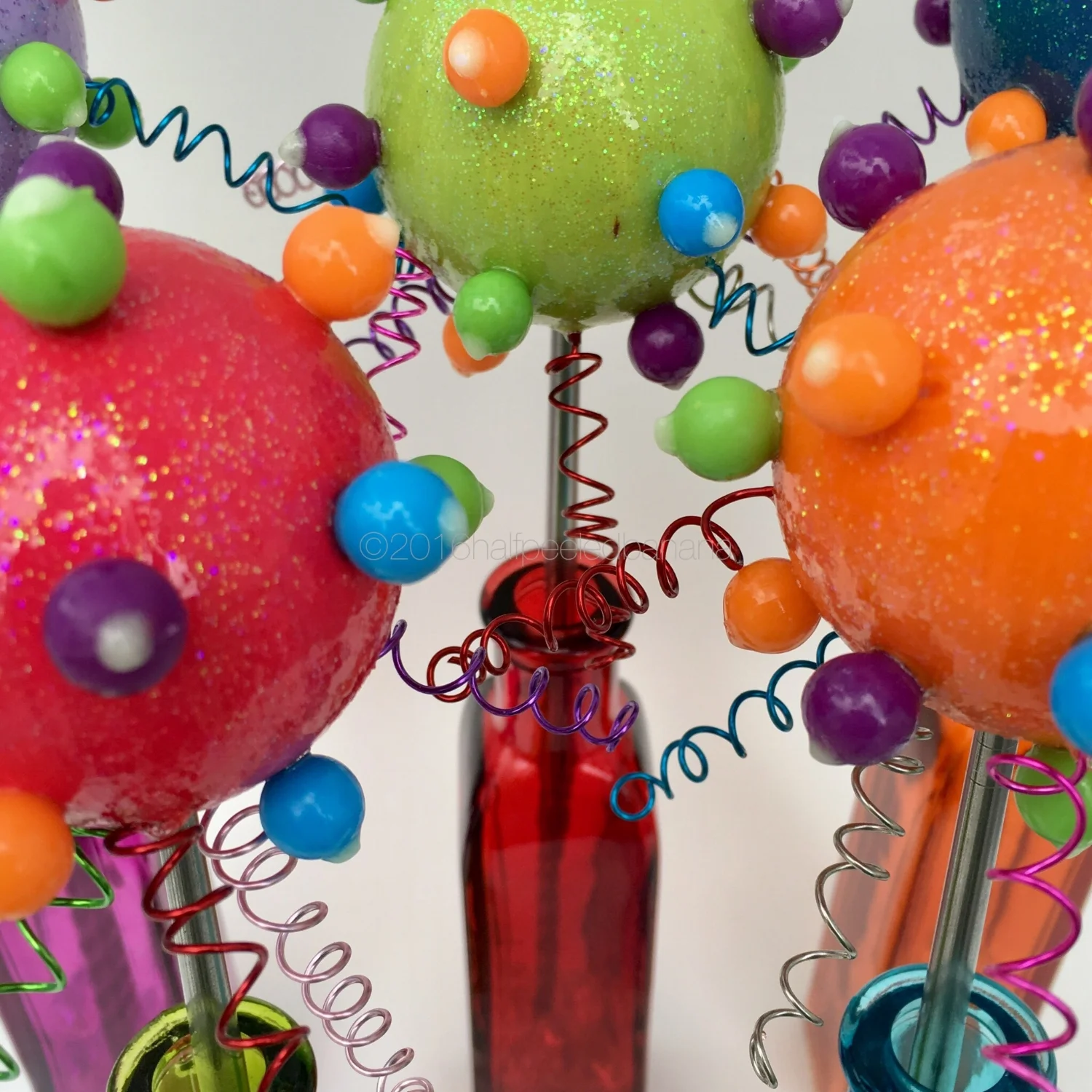 ufo flower party!! halfpeeledbanana.com