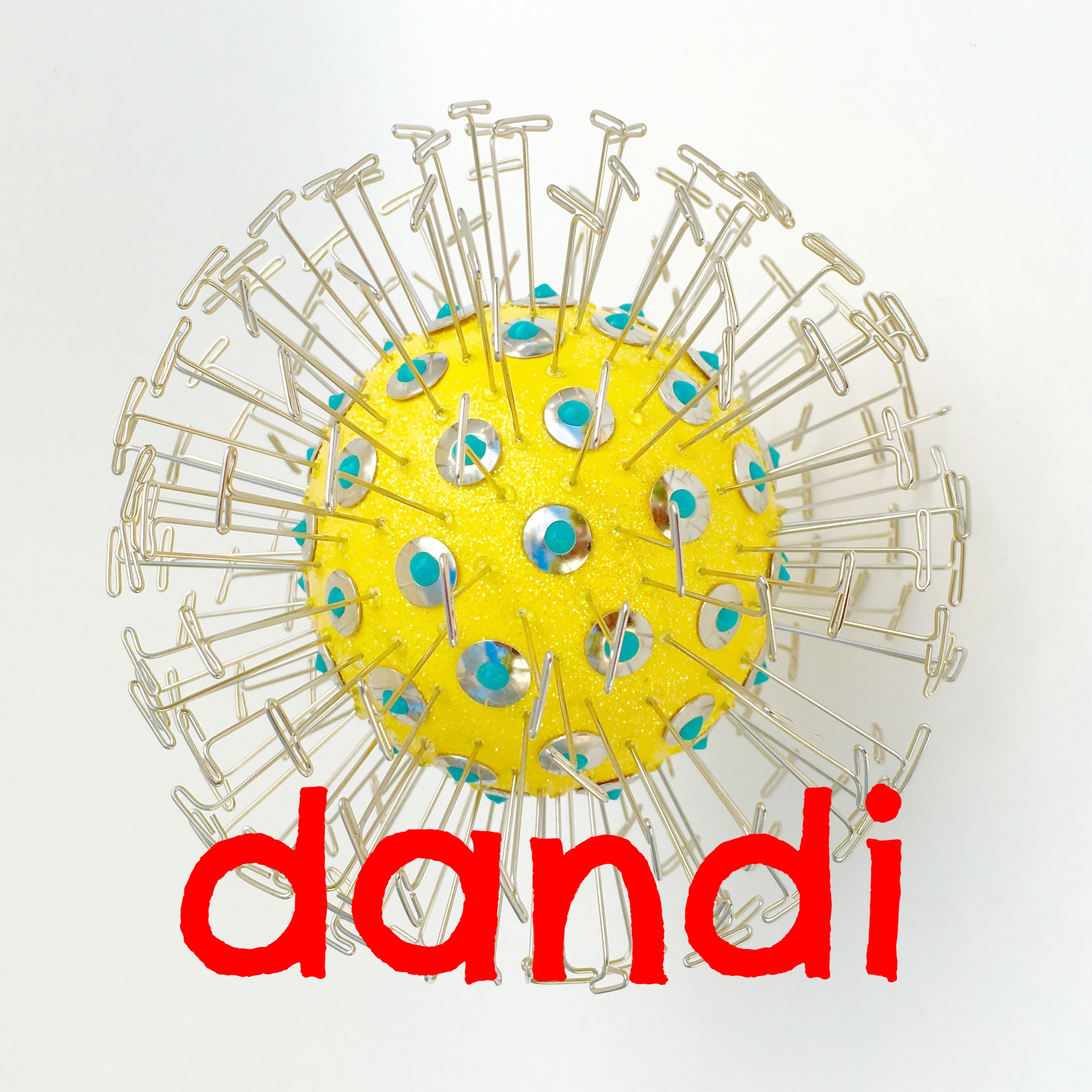 Copy of dandi garden art flower in yellow halfpeeledbanana.com