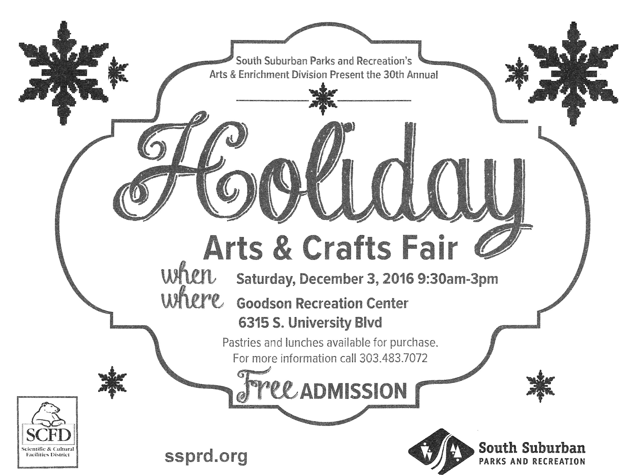 south suburban holiday arts and crafts fair 2016
