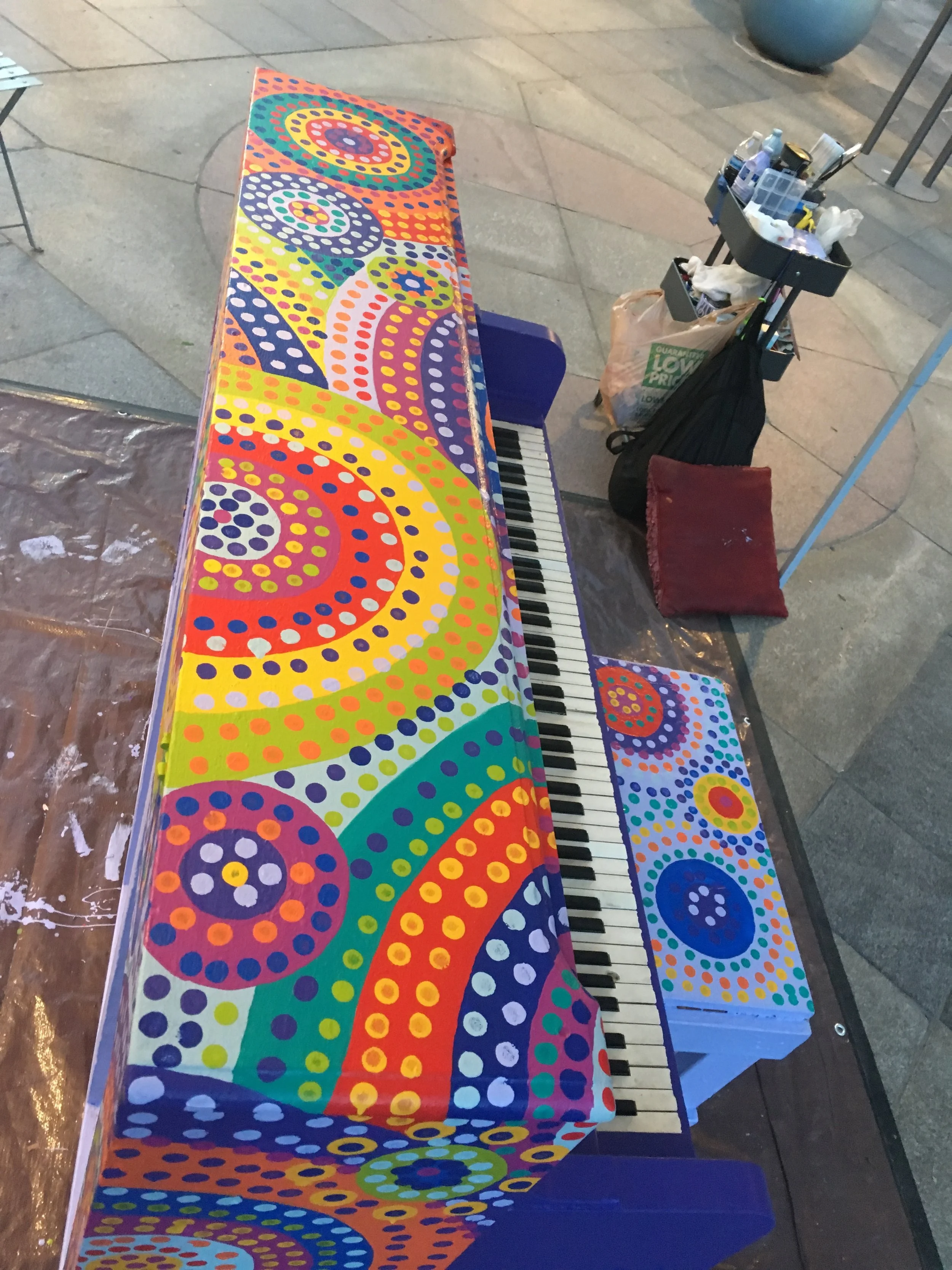 2019 piano on 16th workstation by Ann Vanatta Gutierrez