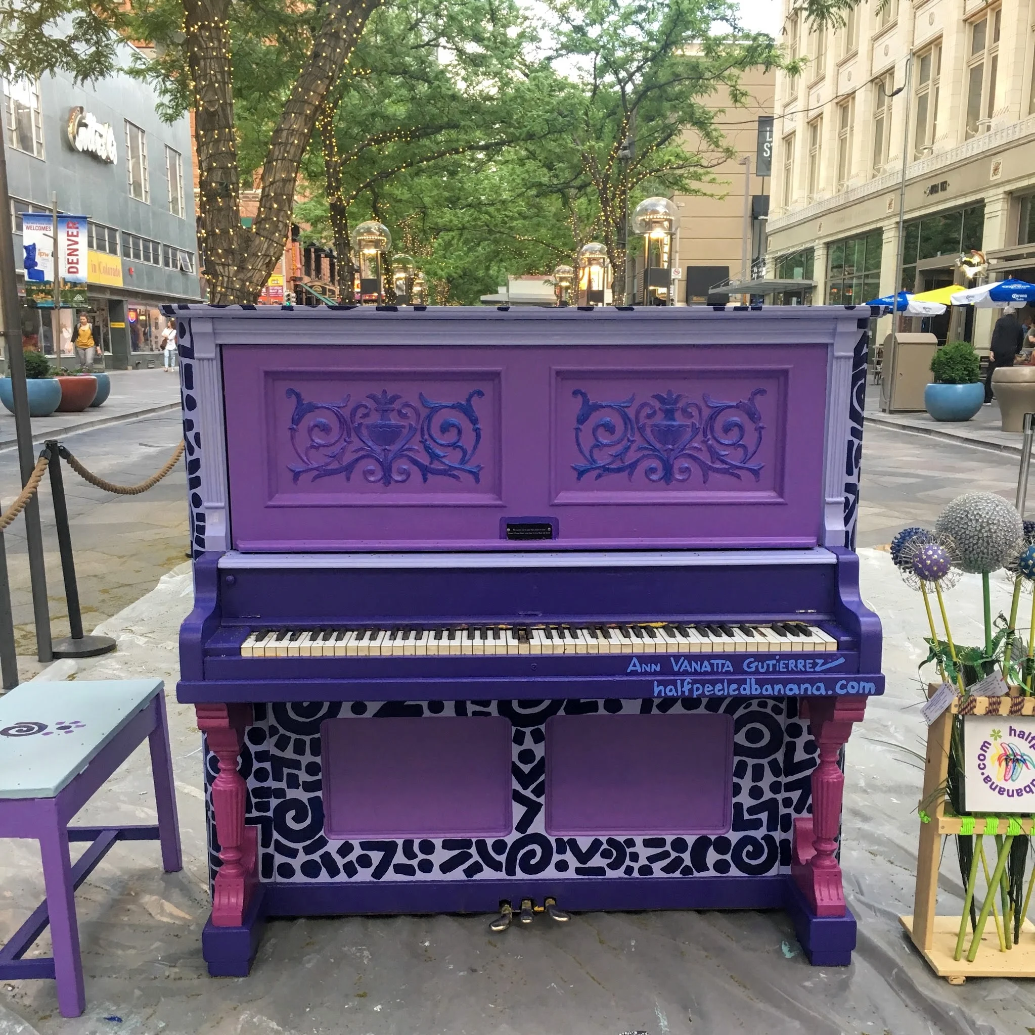 piano on 16th Street Mall 2018
