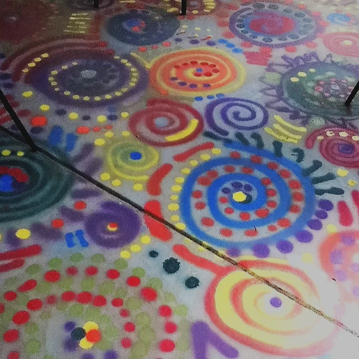 Painted patio 2