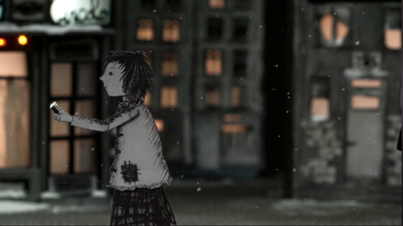 THE MARCH OF THE LITTLE MATCH GIRL
