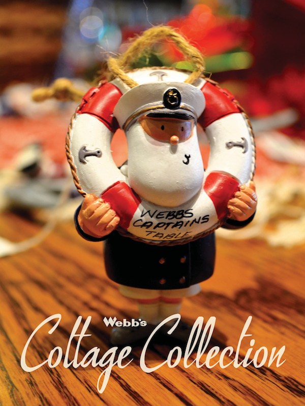 SPECIAL OFFER Book your Christmas Party at Webb’s Captain’s Table and each employee will receive a coupon for 15% OFF their total purchase of any regular priced merchand ise or beverages at the Cottage Collection , conveniently located next door. With a unique selection of home and garden decor, gourmet food products, hand-poured candles and locally made bath soaps, we have a gift for everyone on your list! #WebbsGifts