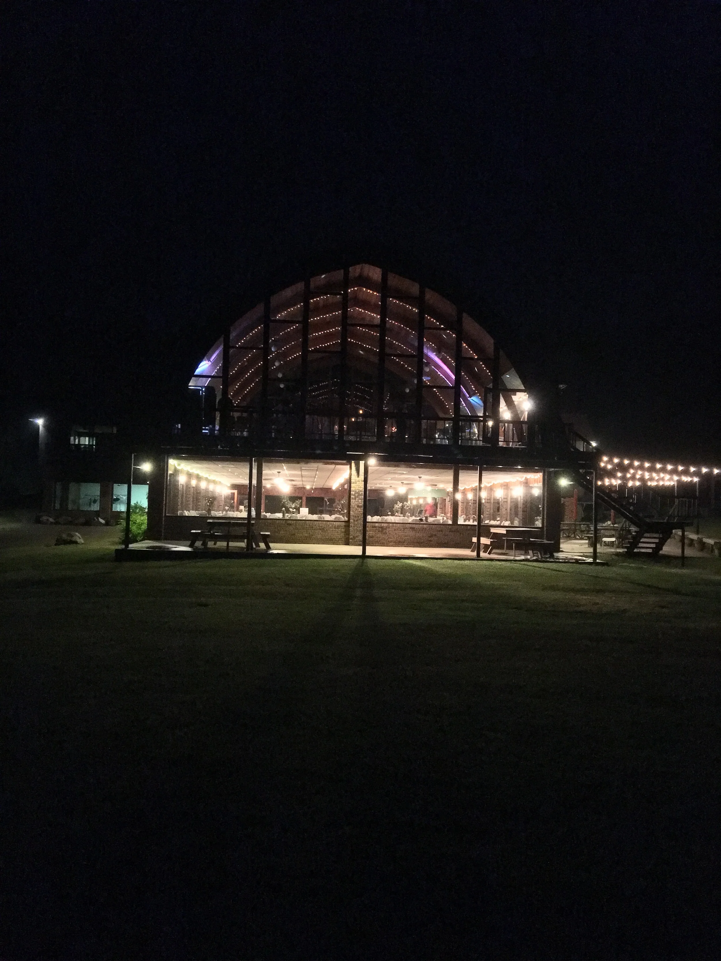 Grabbed a picture of the venue while the reception was in full swing. Beautiful.