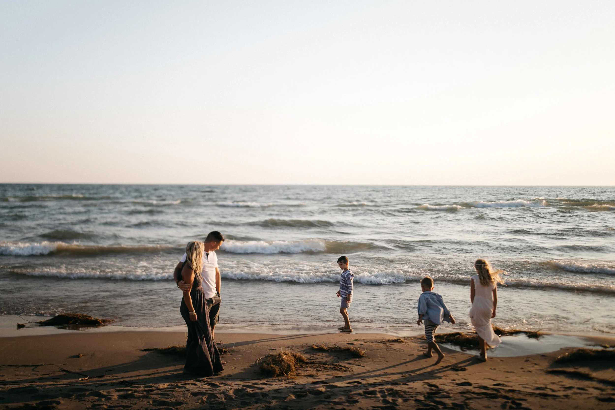 Ludington State Park Sunset Family Session // Andrews Family // West Michigan Emotive Photographer