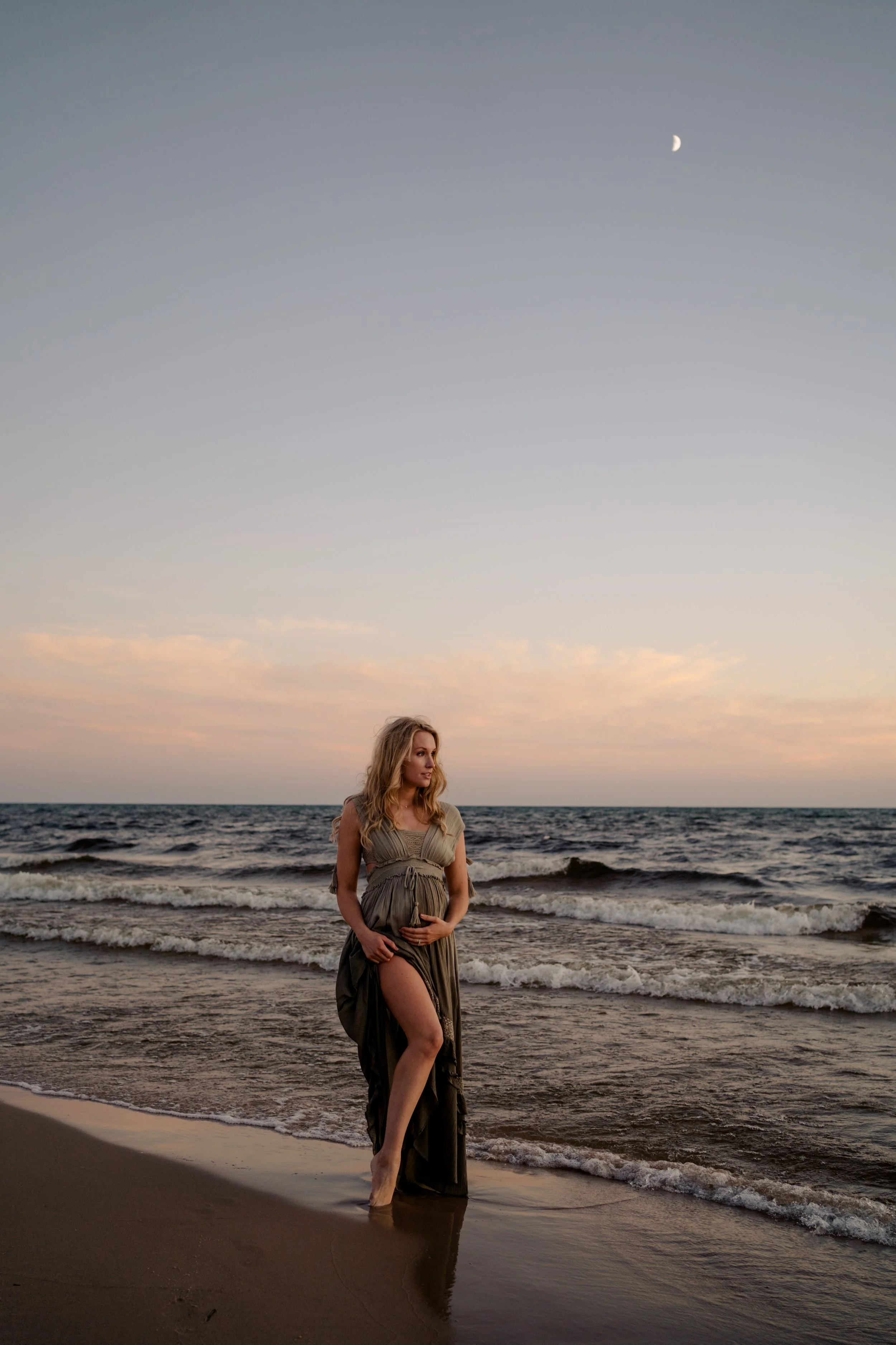 Christie // Summertime Motherhood Session Ludington, Mi