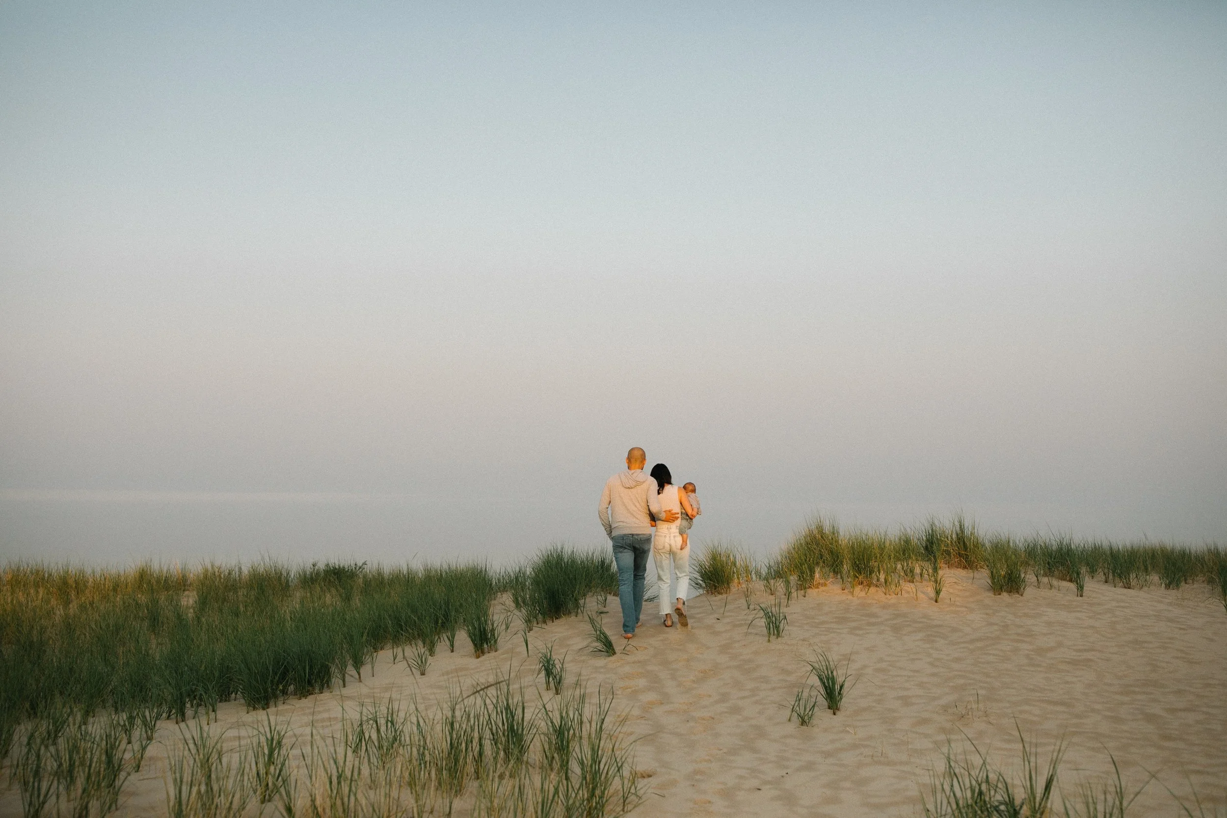 Sunrise Family Session // West Michigan Ludington State Park