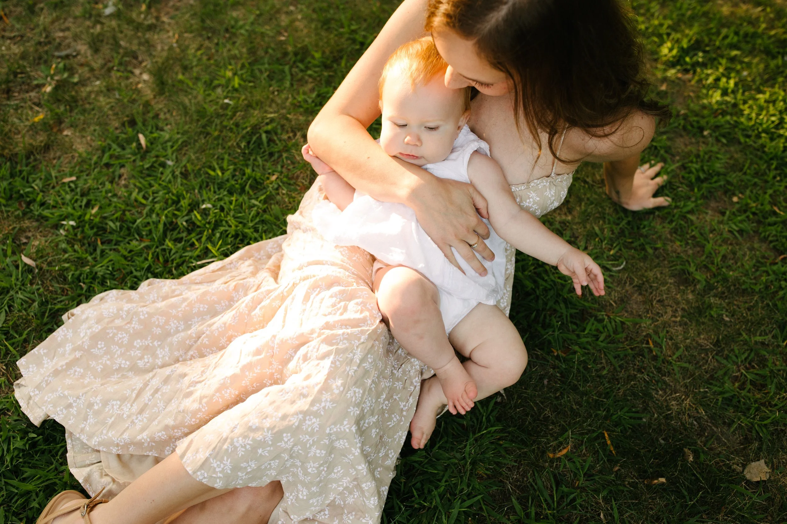 Lauren &amp; Adam // Summertime Family Session at the Pond
