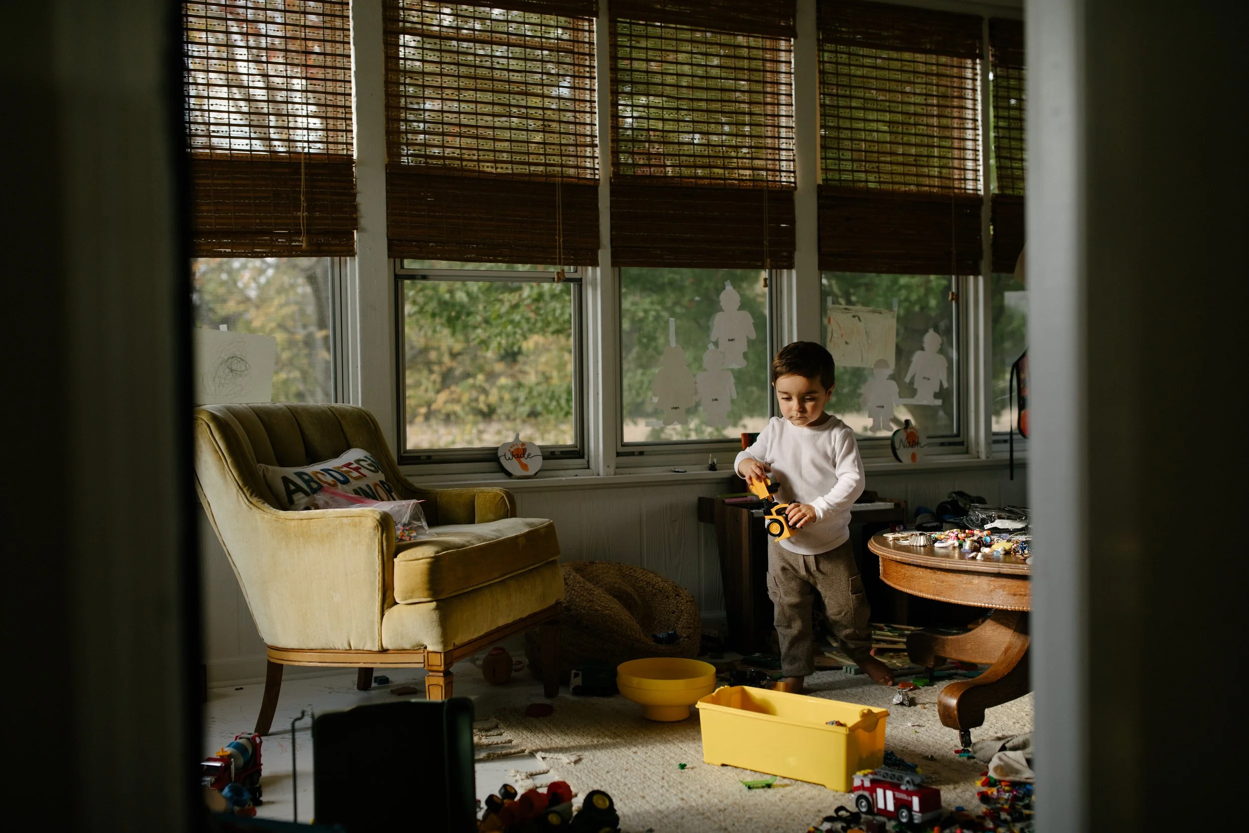 Kate &amp; Weston // In Home Newborn Session Ludington, Michigan