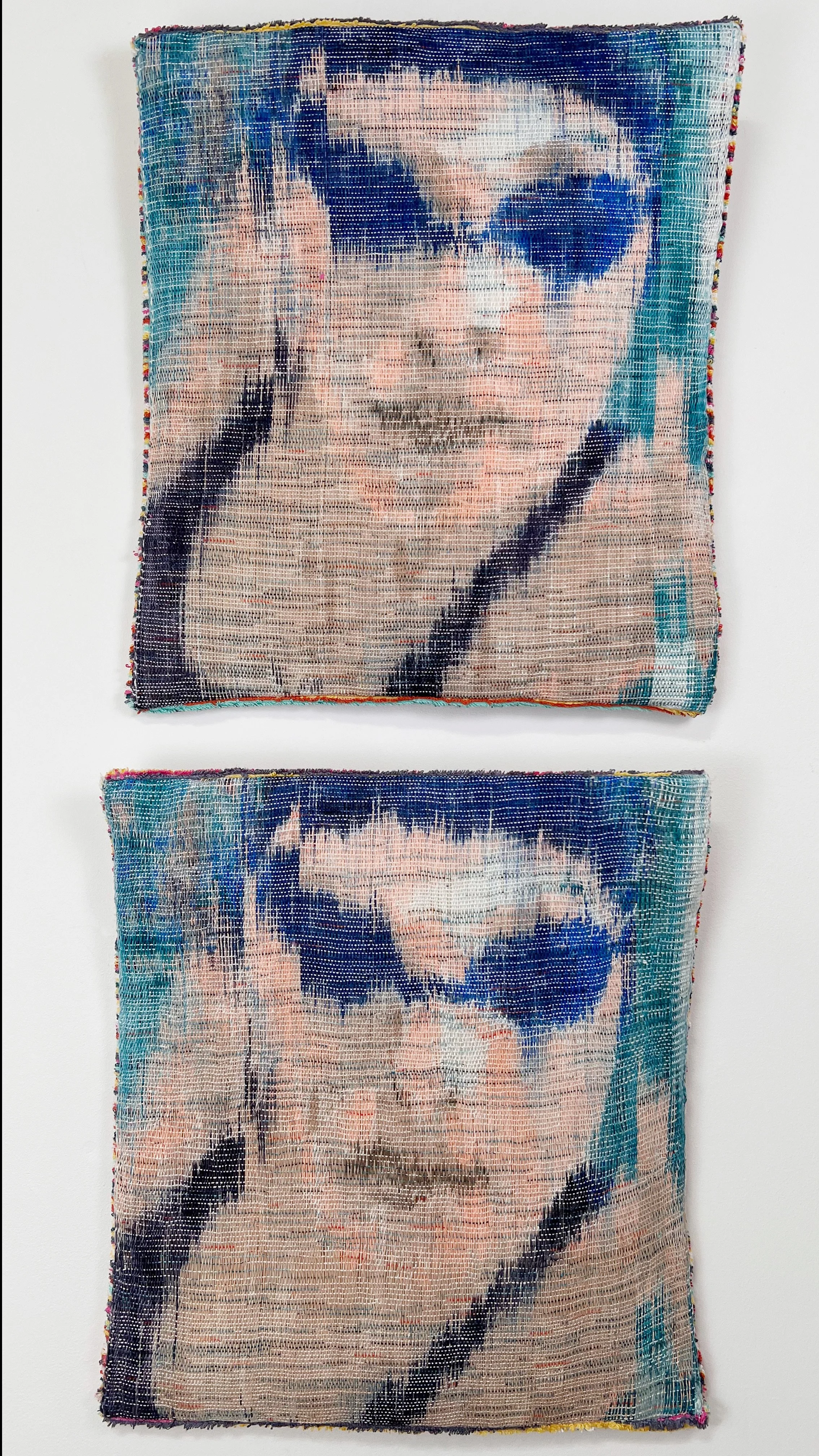 Lap Time Fiber, Diptych 15 x 13 in (x2), 2026