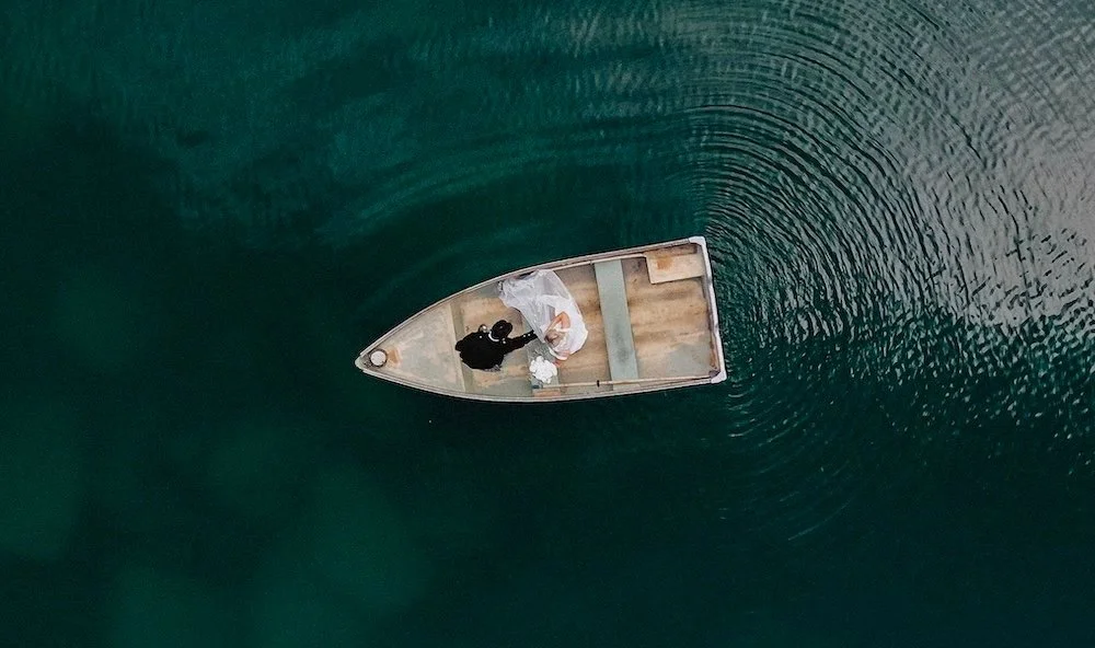 Boat Elopement on a Lake