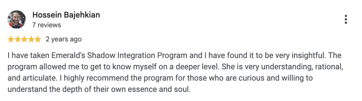 Google review from a client