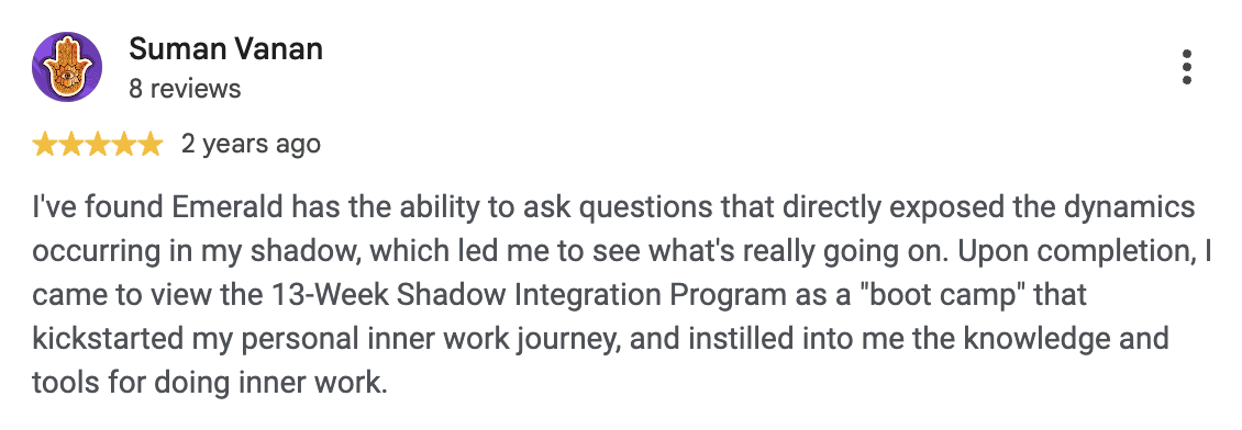 Google review from a client