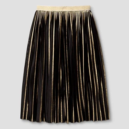 I found this skirt in the girls section at Target for $18.99. XL fit me! So cute with a whit t-shirt and jean jacket.