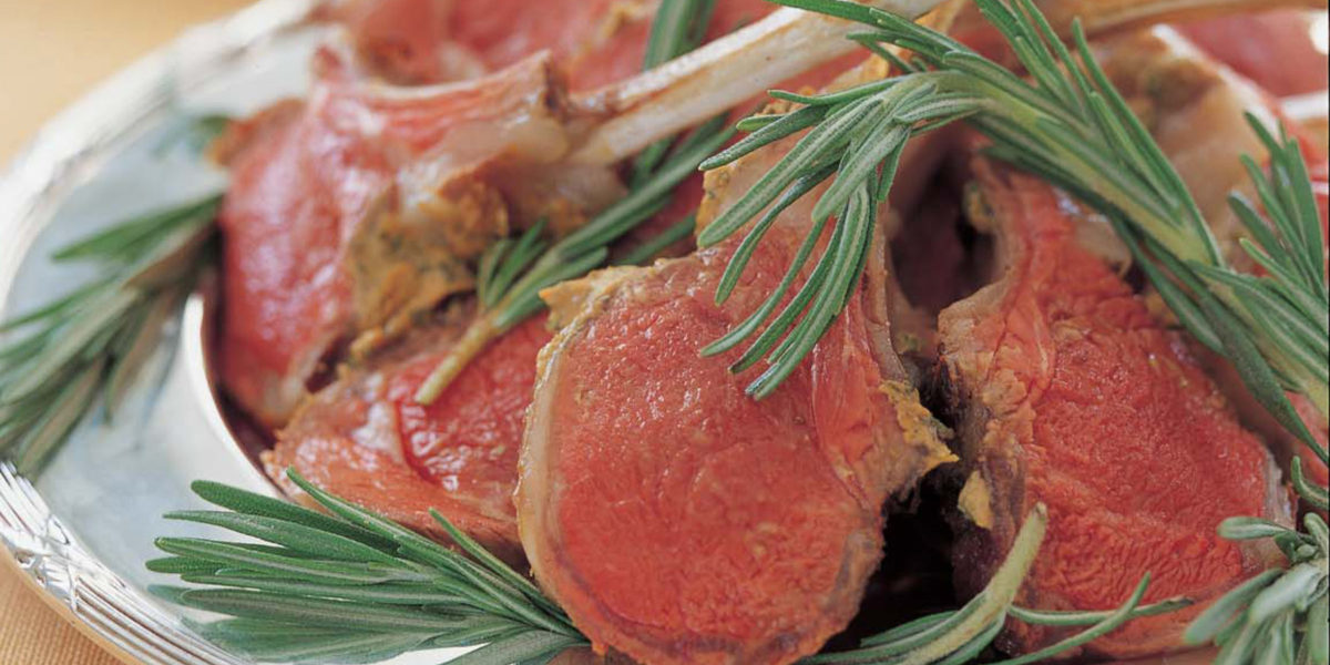 Rack of Lamb Serve this with roasted vegetable orzo, green salad and bread. Bam- done! Wine paring: A lovely Sangiovese would be perfect with this meal.
