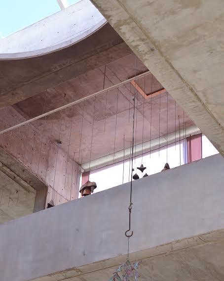 Wind bells hanging from the gallery / photo by Maleeha Sambur