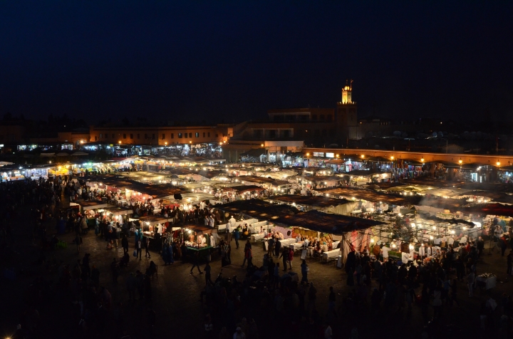  Jemaa el-Fna night market | photo by Maleeha Sambur 