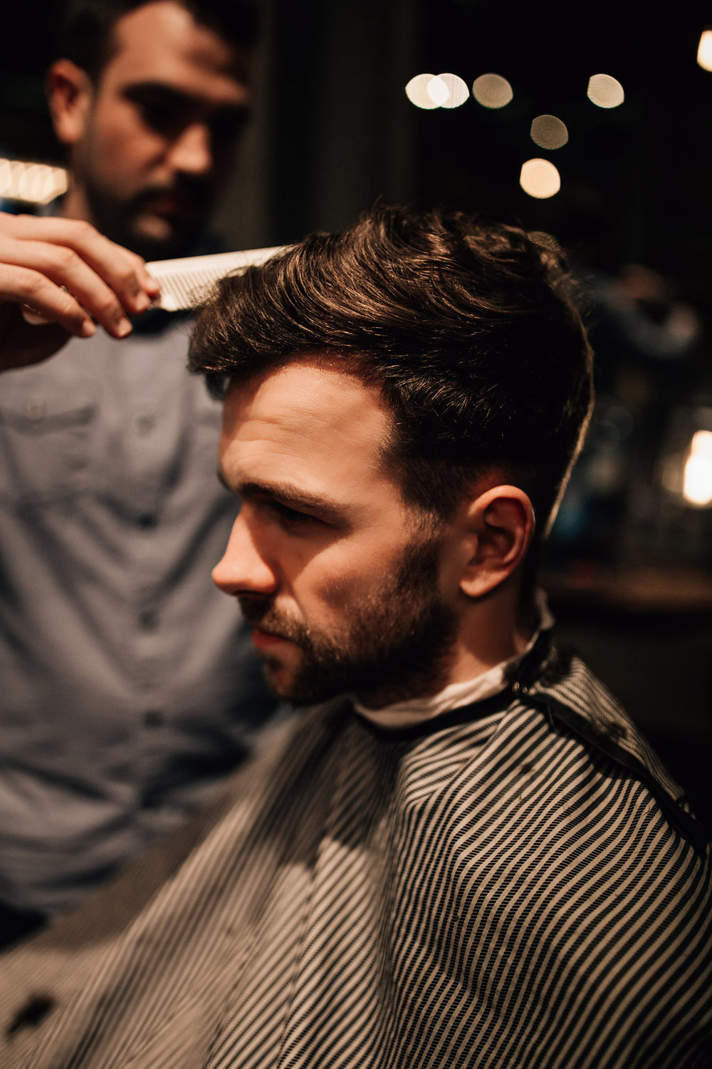 Cloak & Dagger Barber Co. Portland's Premier Barbershop and Shave Parlor.  We offer traditional and modern mens haircuts