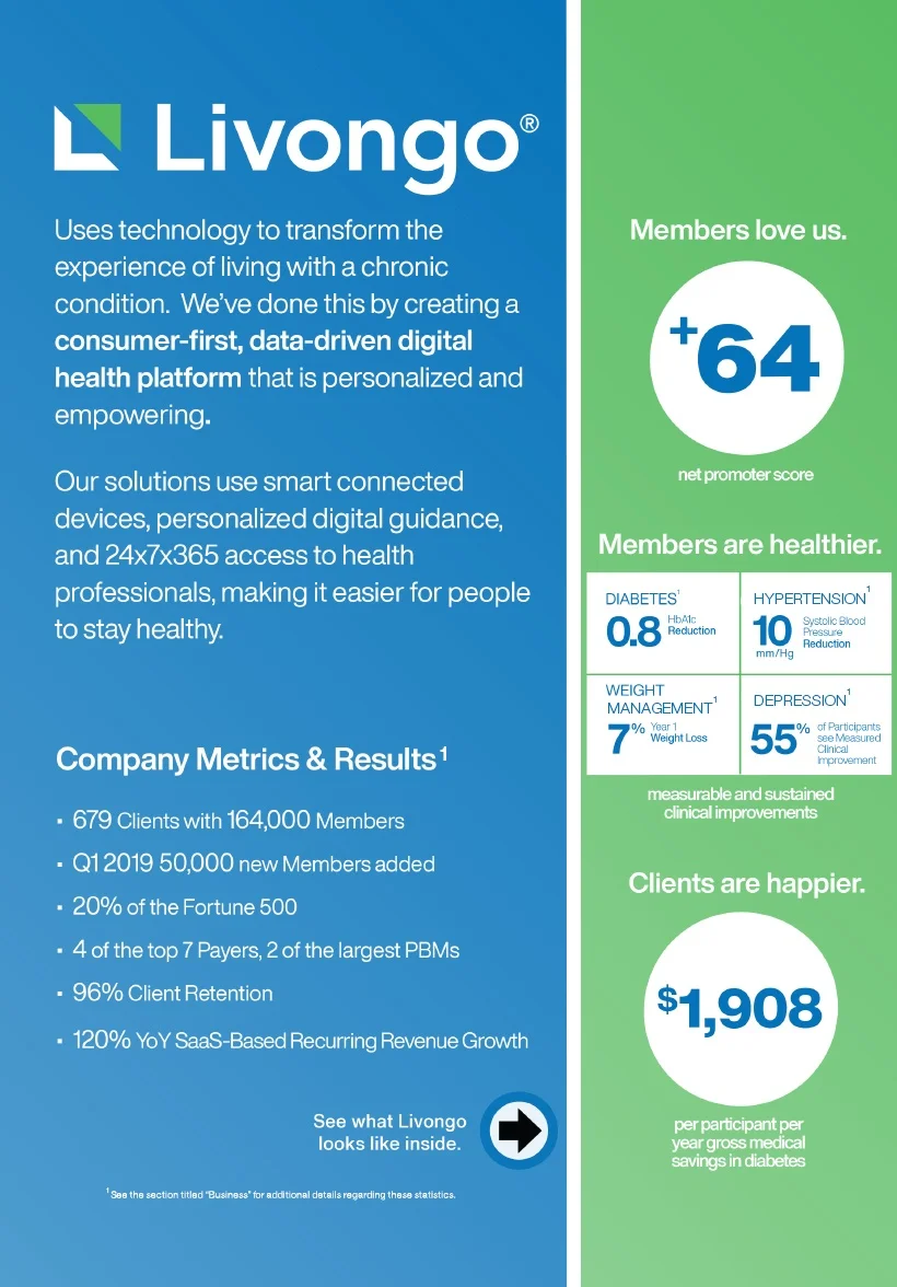 Livongo focuses on net promoter score as a driver of their growth