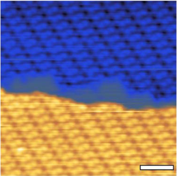 p(4x5√3)-O on Ag(111), T = 80 K, scale bar = 5 nm