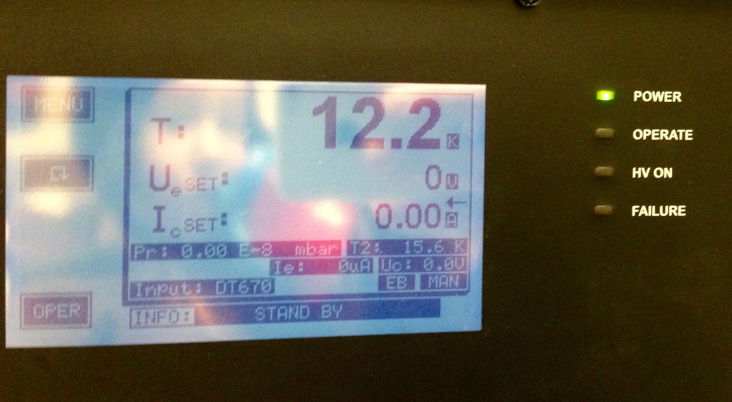 Base temperature of ccHe STM scanner.