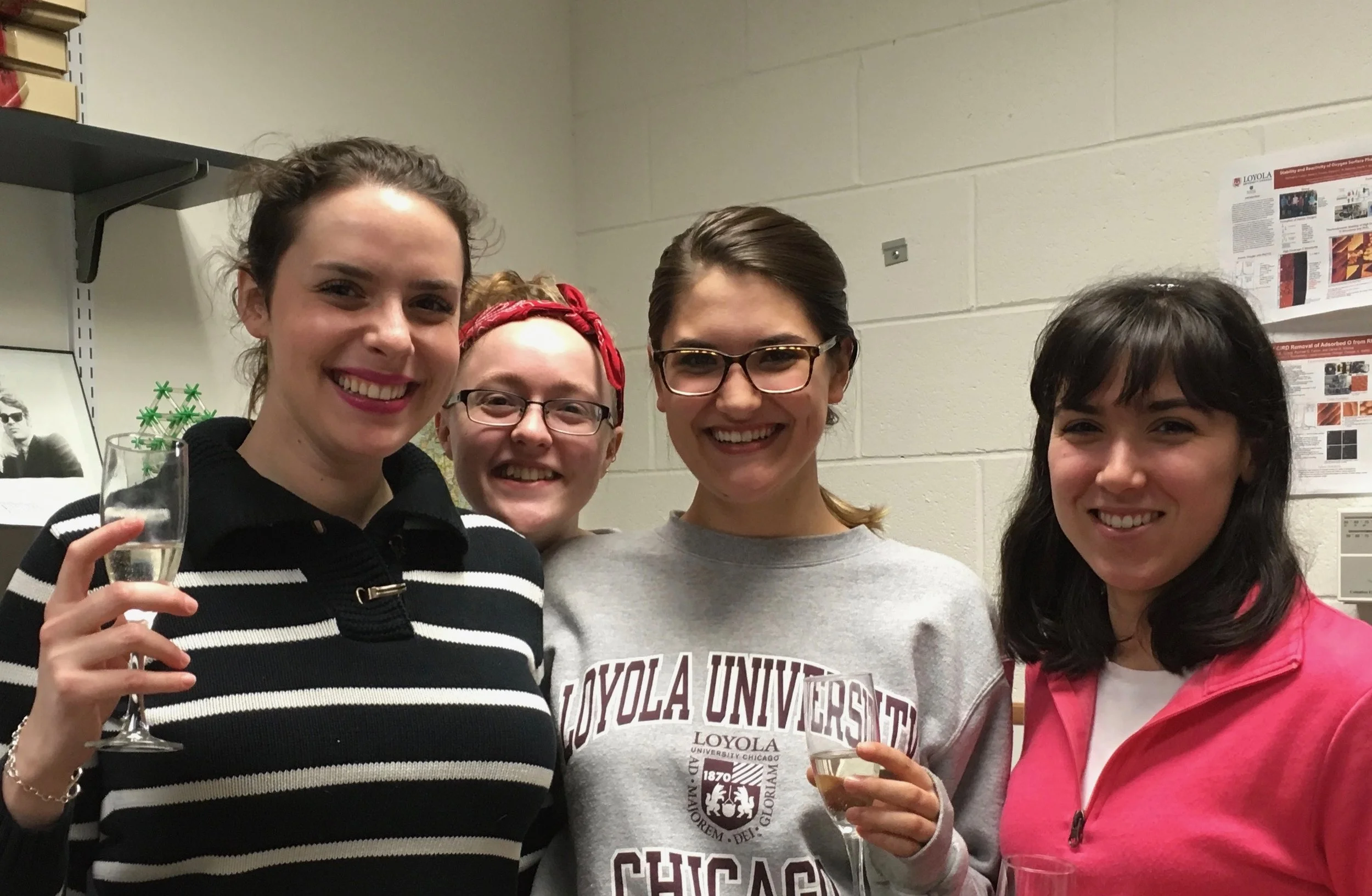 Celebrating Rachael's JPC C paper.
