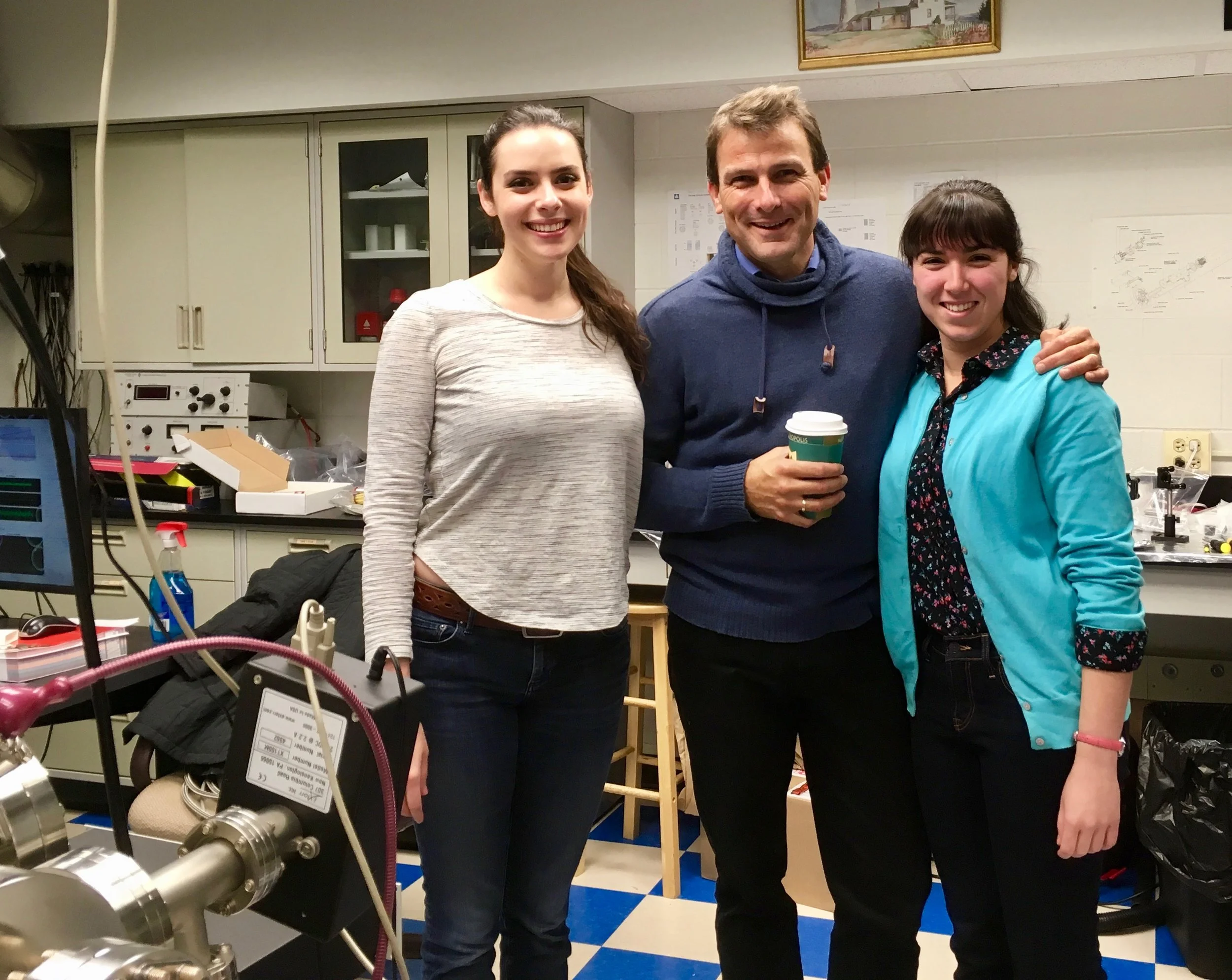 Ludo (and Rachael) visited the lab before AVS.