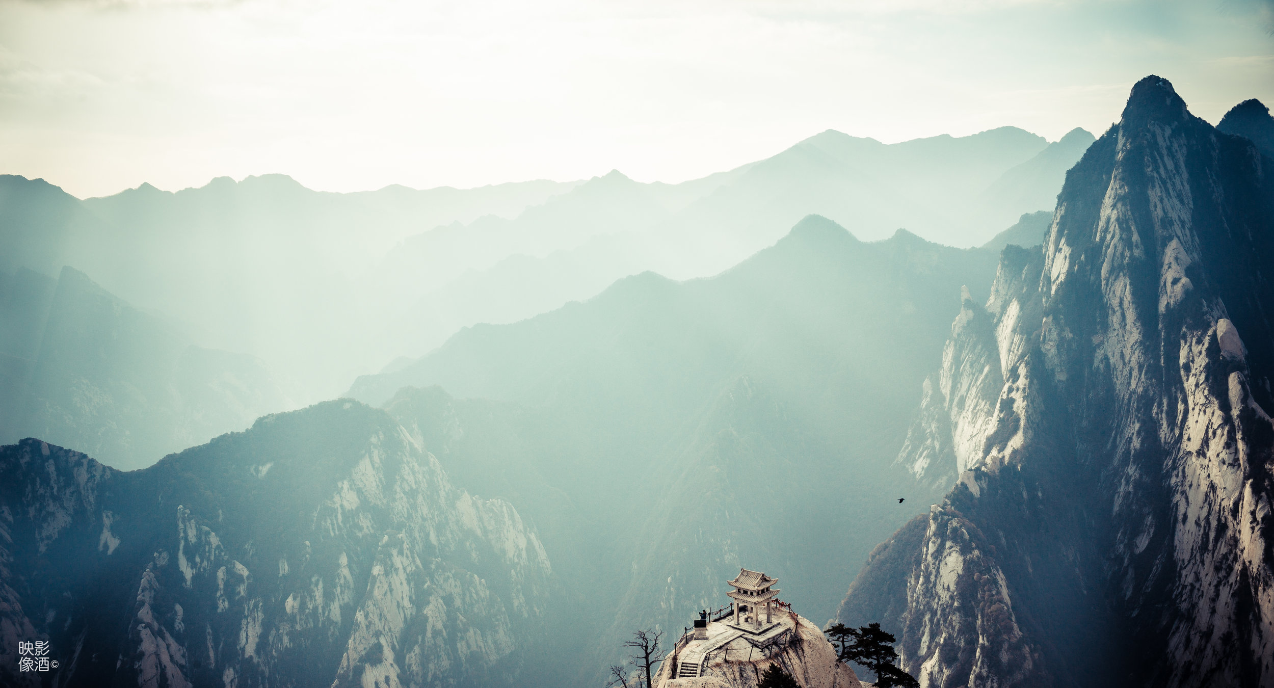 Myself in Hua Mountain
