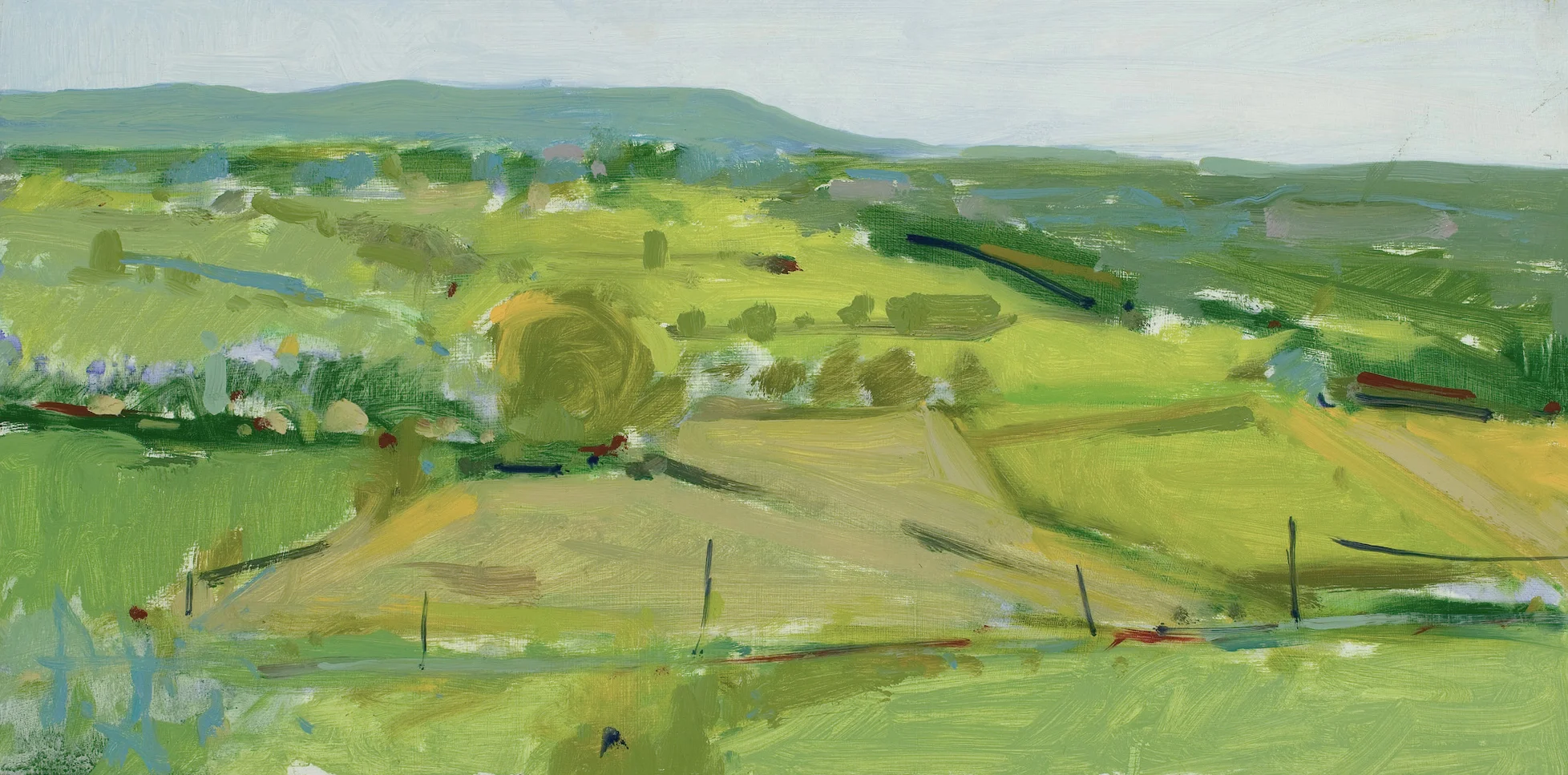    Early Spring Fox Hill (Sold)  10x16 (Framed) Oil on Board  