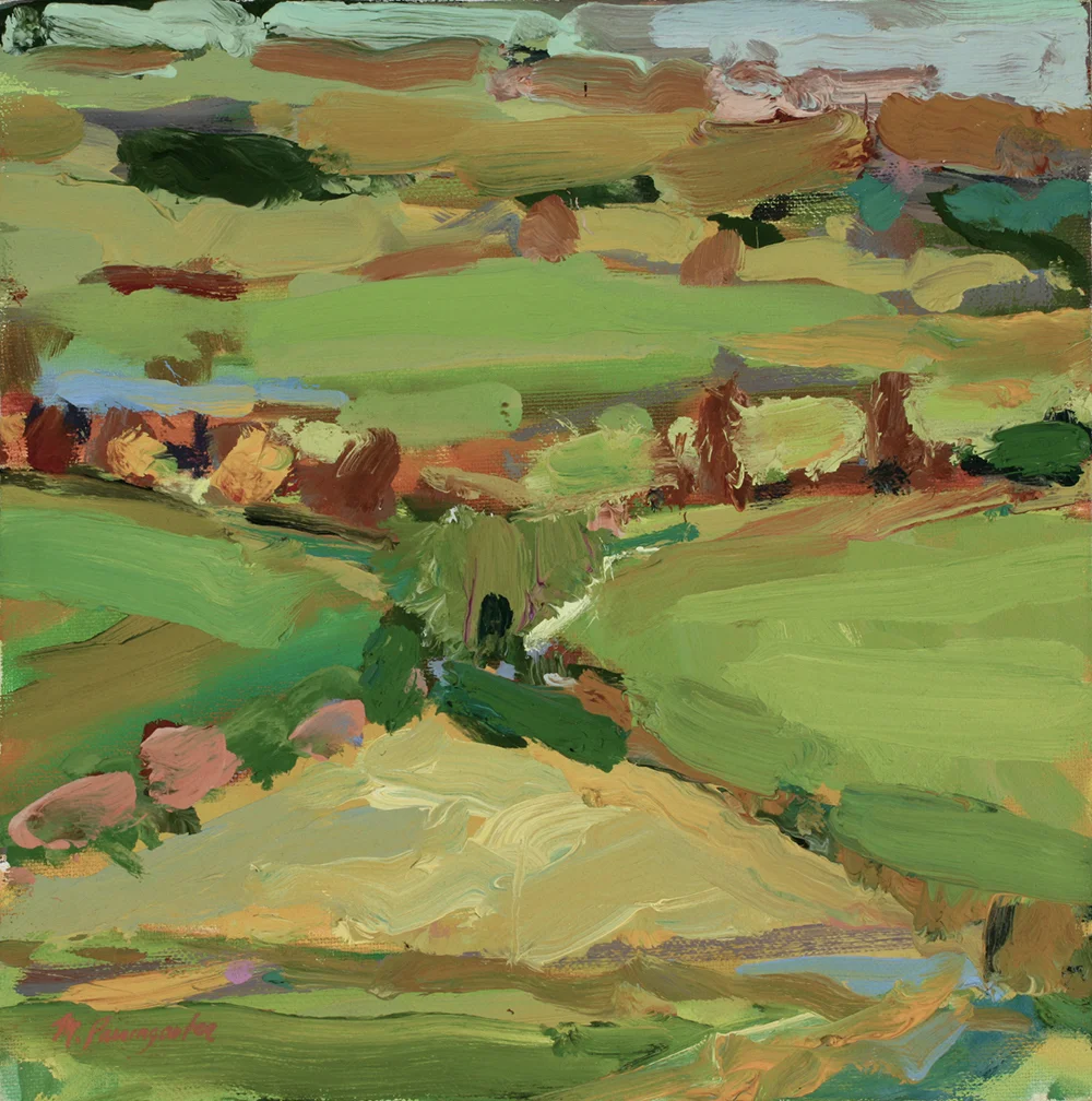    Fox Hill  10x10 Oil on Canvas  