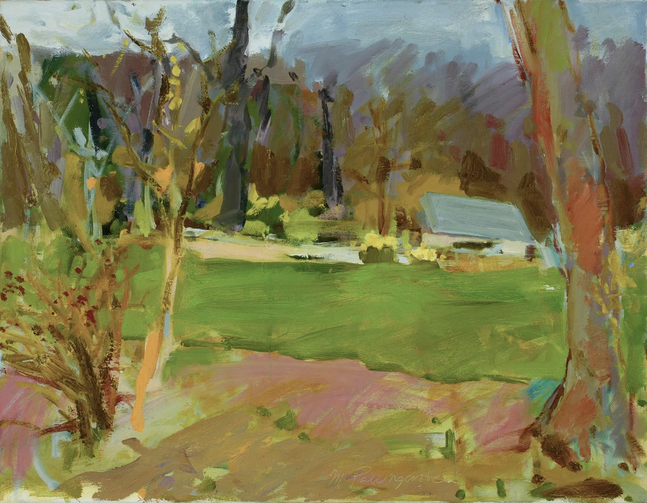   Spring Grass  11x14 Oil on Canvas 