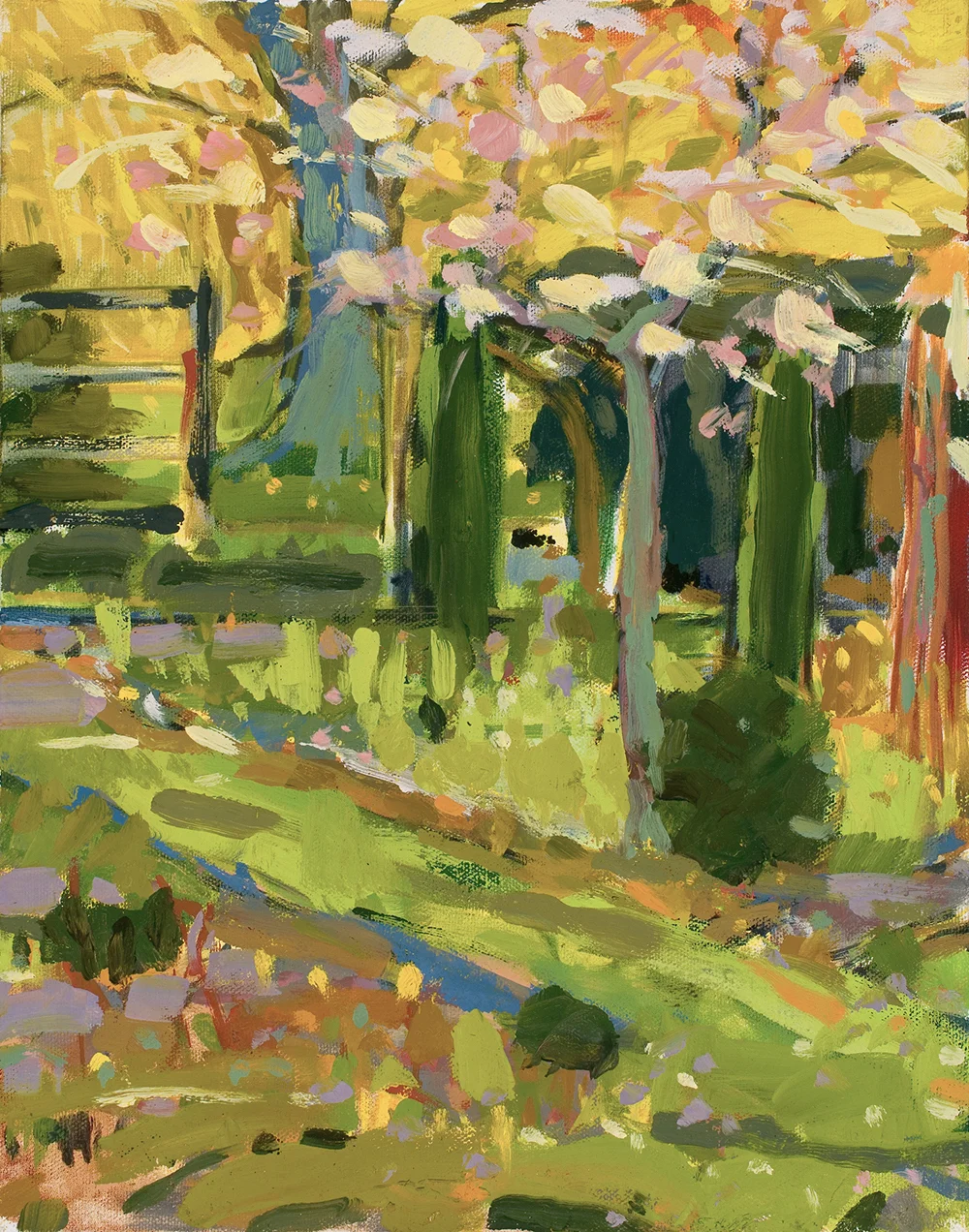   Mountainville  12x9 Oil on Canvas 