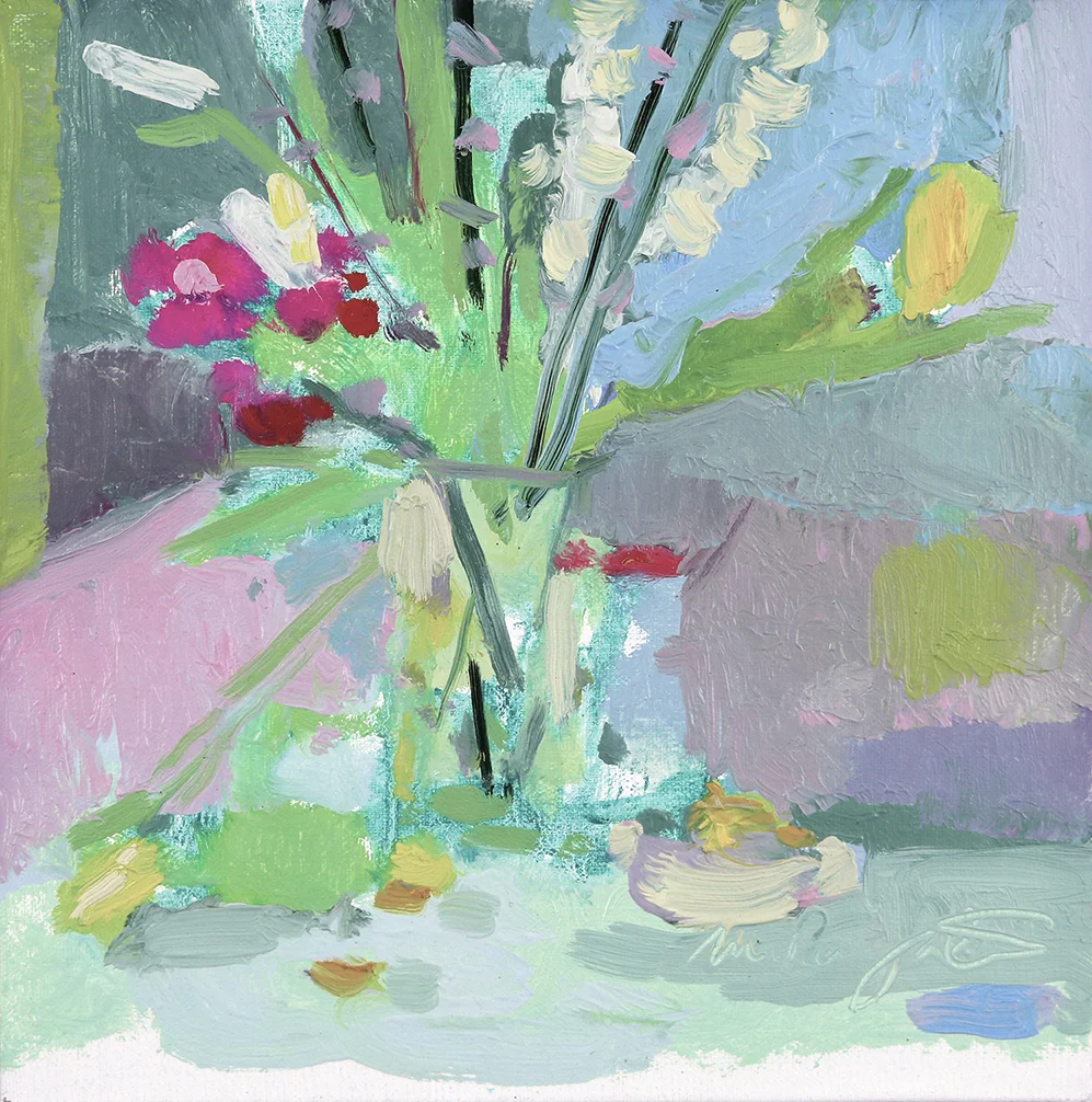   Jam Jar #3 (Sold)  8x8 (Framed) Oil on Linen Panel 