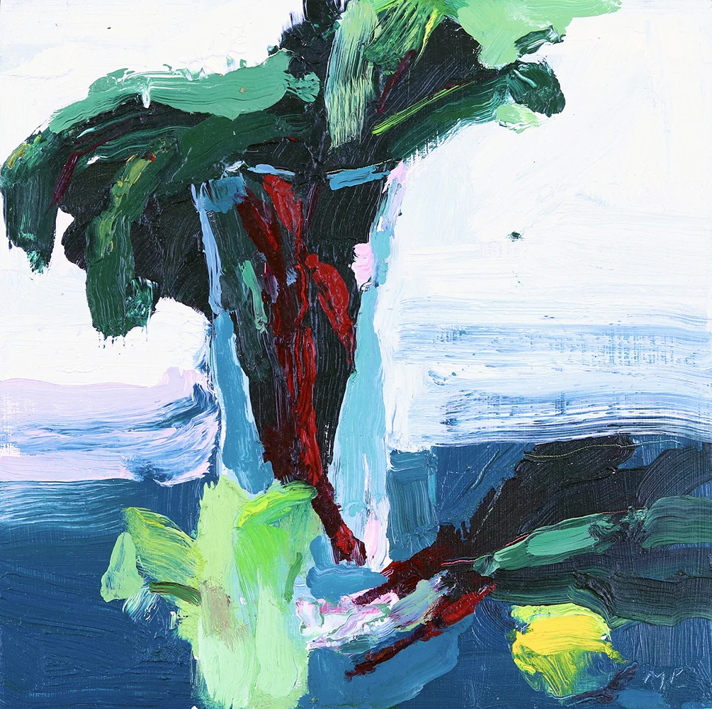   Kale #1  10x10 Oil on Wood Board 