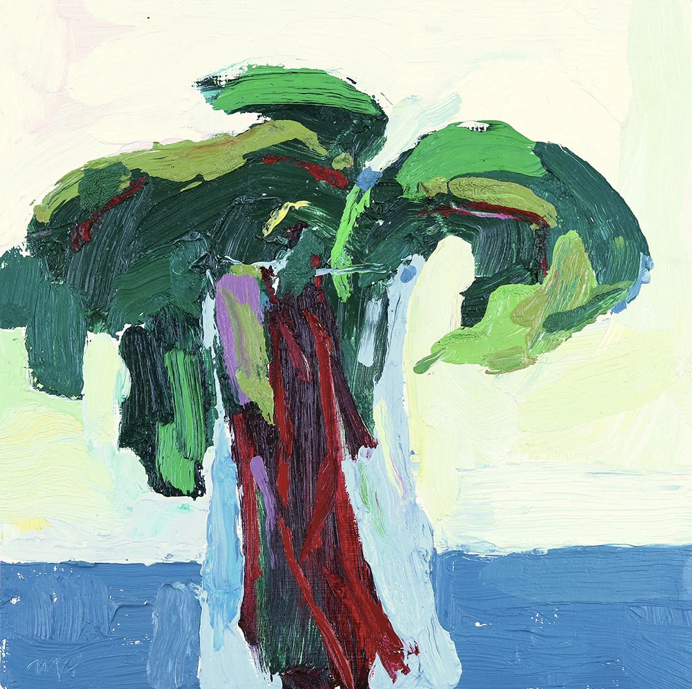   Kale #2  10x10 Oil on Wood Board 
