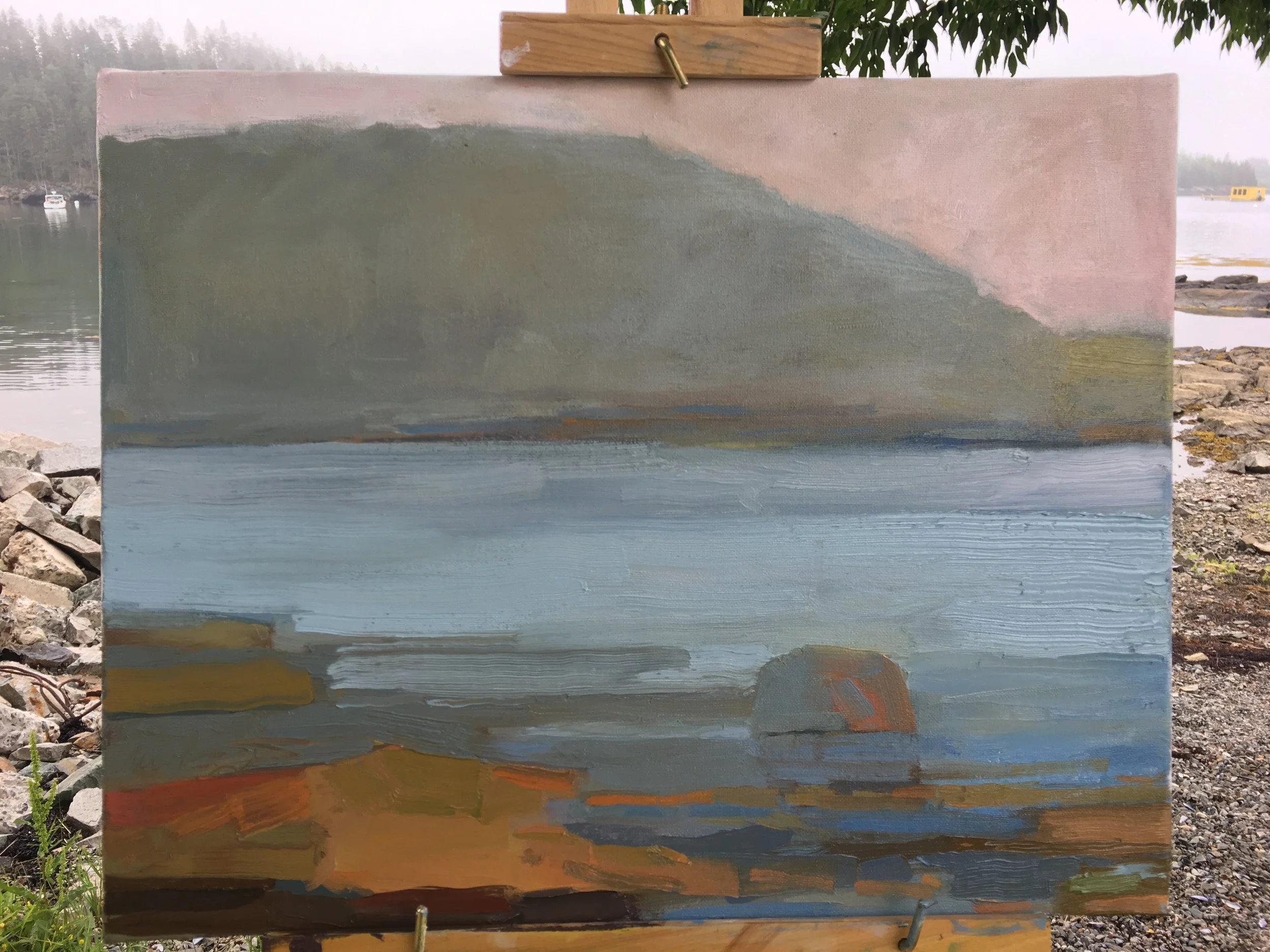   Seal Cove  Oil on Canvas 18x24 