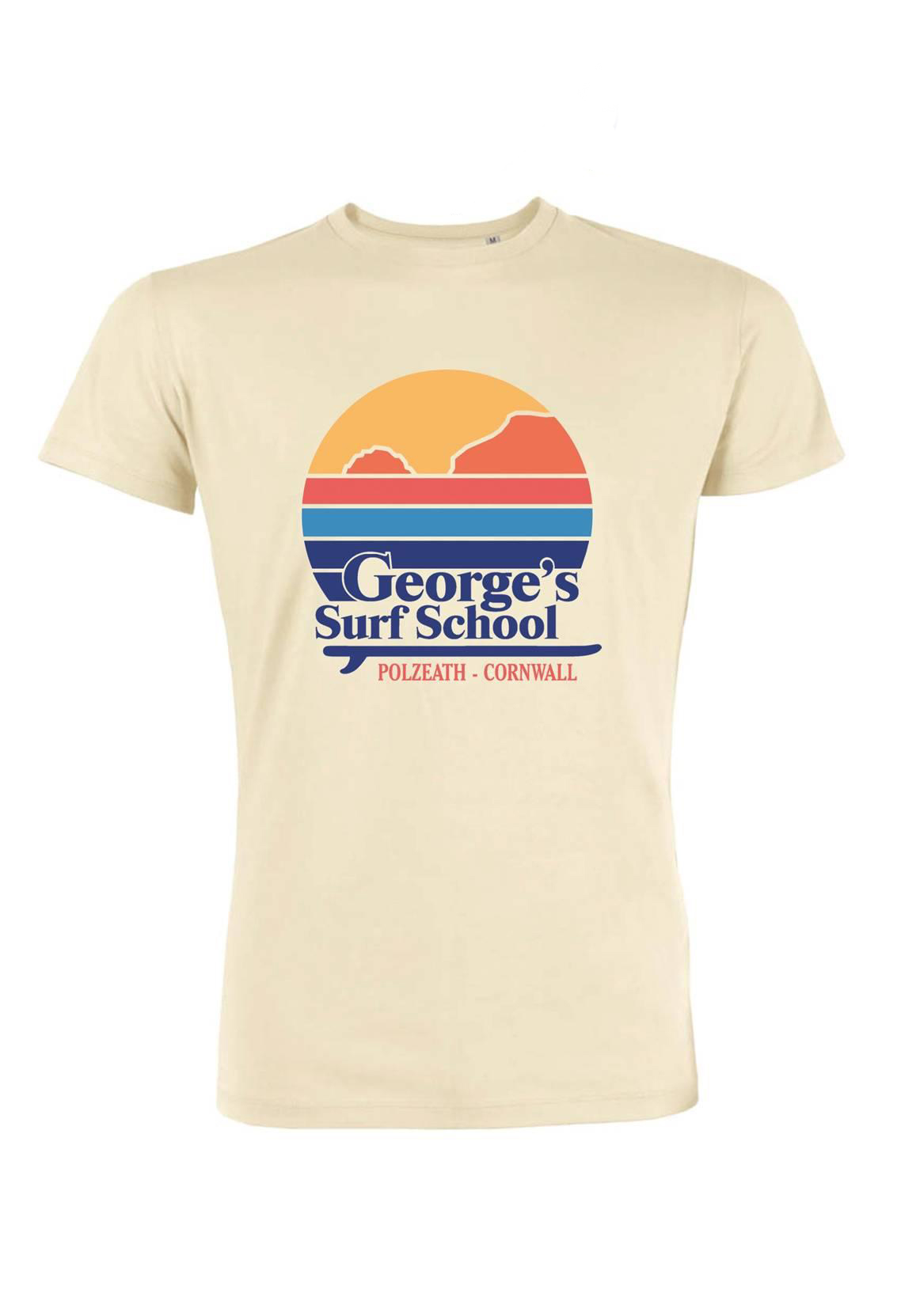 GSS Retro T Cream — George's Surf School
